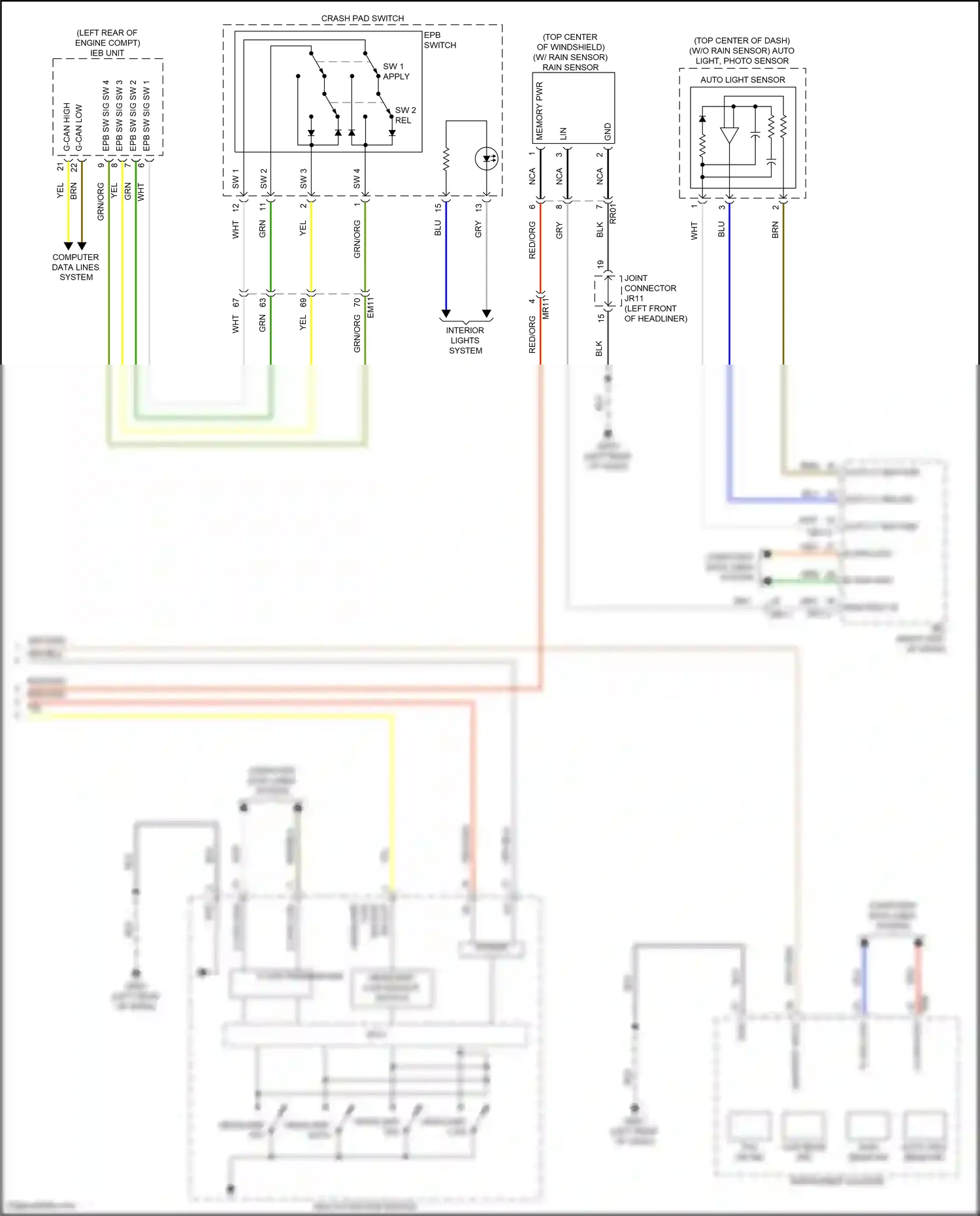 Wiring diagram computer data lines system for Hyundai IONIQ 6 I (2022-2024) (3 of 119)