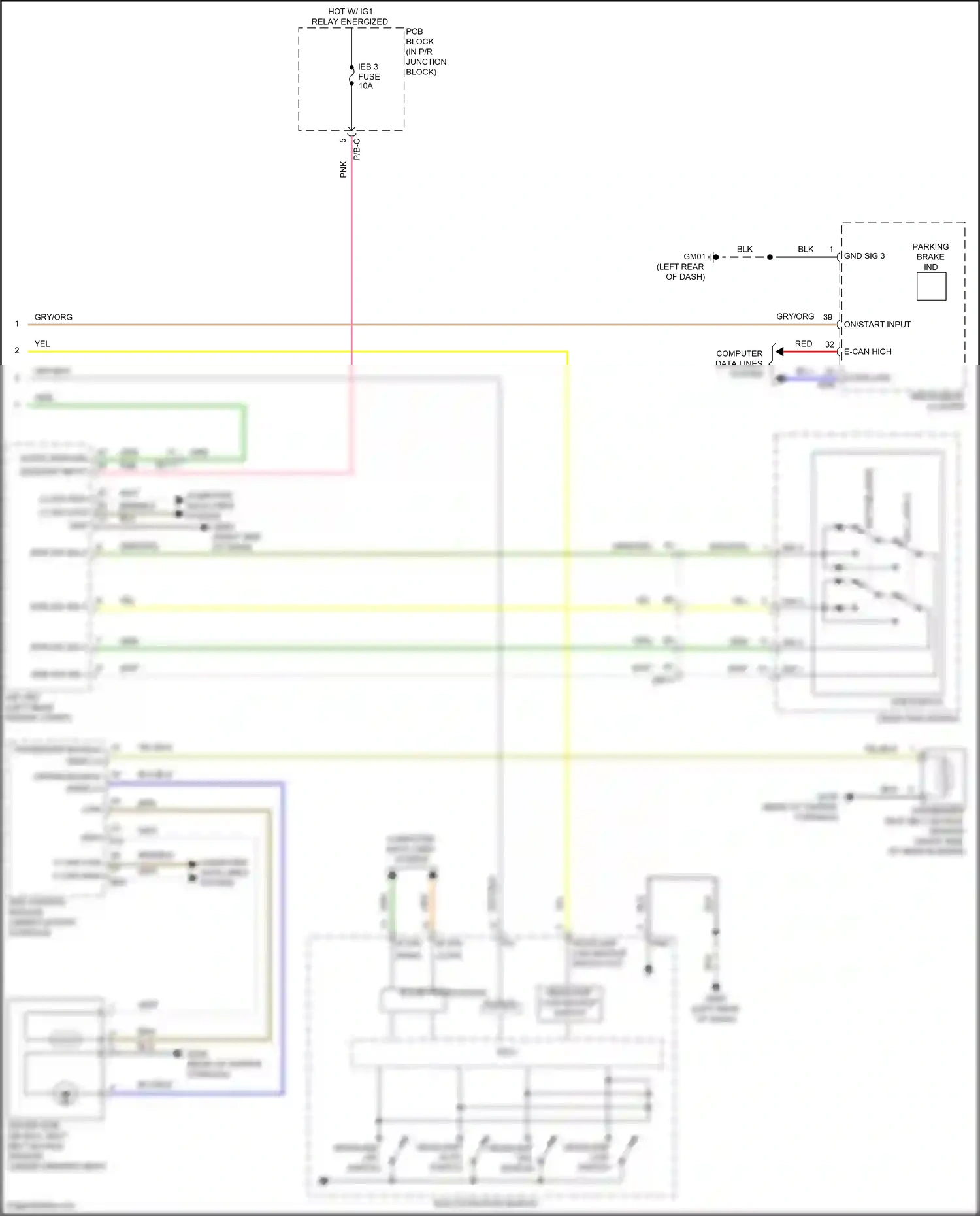 Wiring diagram computer data lines system for Hyundai IONIQ 6 I (2022-2024) (94 of 119)