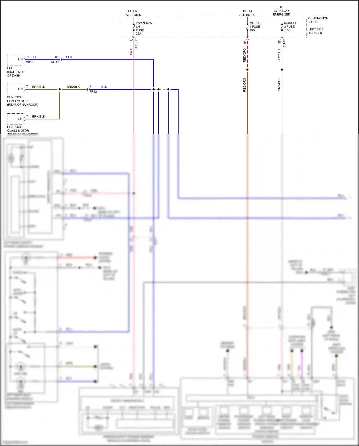 Wiring diagram computer data lines system for Hyundai IONIQ 6 I (2022-2024) (20 of 119)