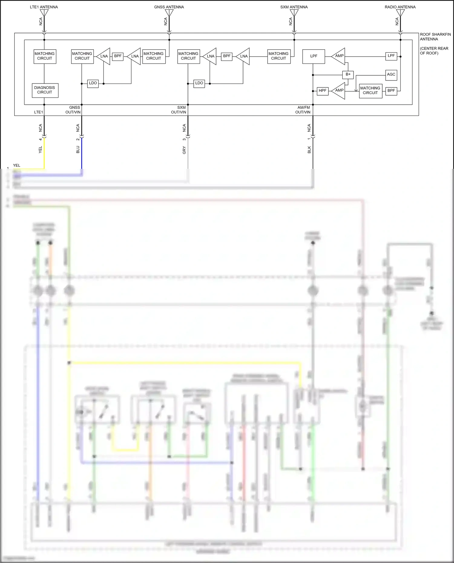 Wiring diagram computer data lines system for Hyundai IONIQ 6 I (2022-2024) (89 of 119)