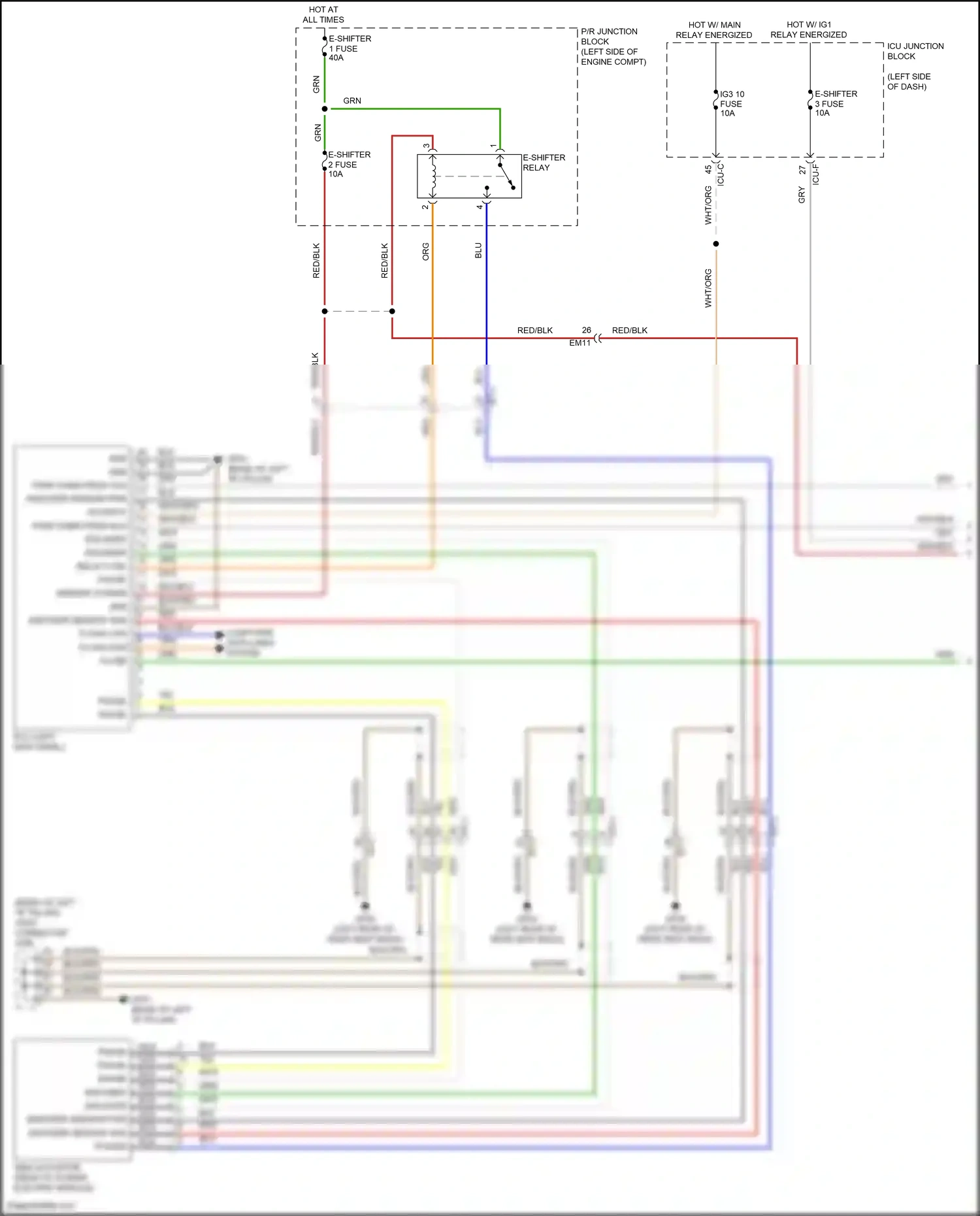 Wiring diagram encoder b for Hyundai IONIQ 6 I (2022-2024) (2 of 2)