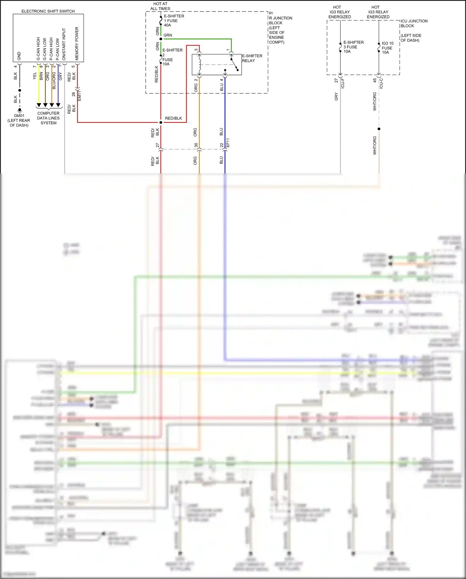 Wiring diagram encoder sens gnd encoder sens pwr for Hyundai IONIQ 6 I (2022-2024) (1 of 1)