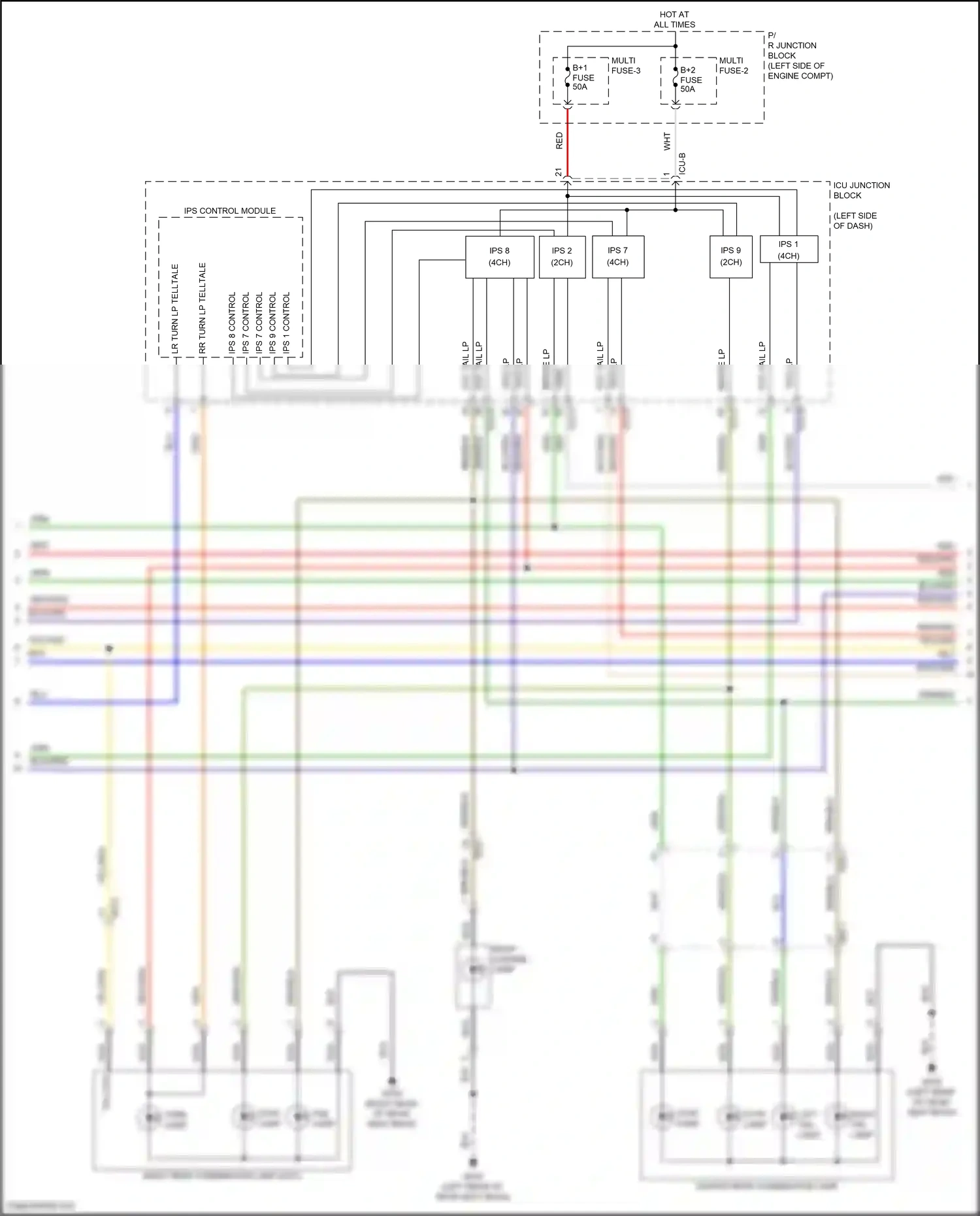 Wiring diagram ips control module for Hyundai IONIQ 6 I (2022-2024) (17 of 40)