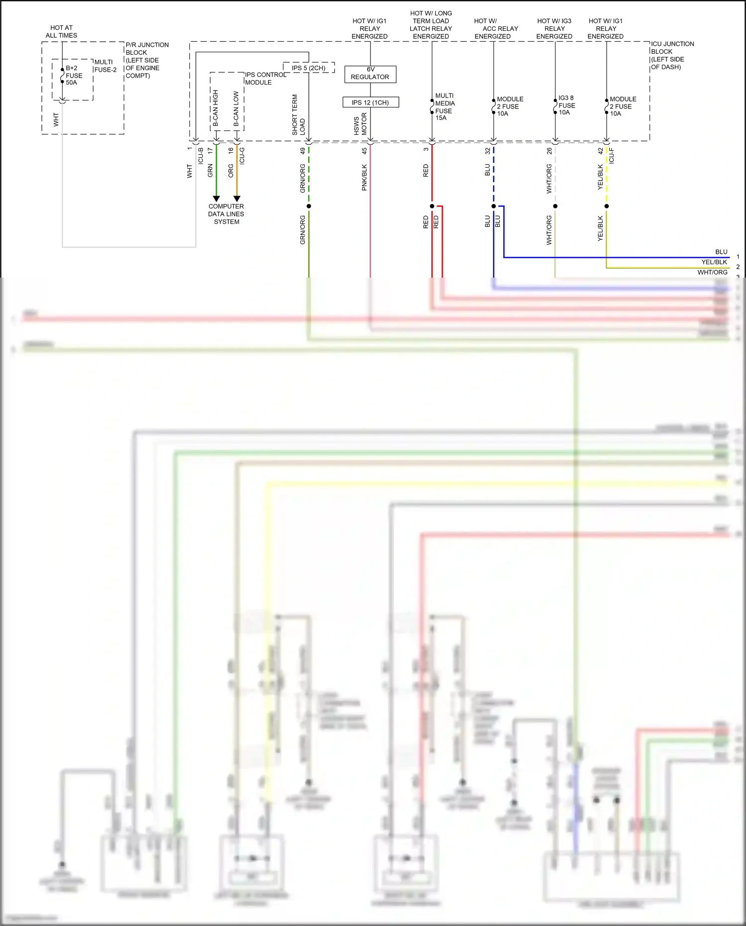 Wiring diagram ips control module for Hyundai IONIQ 6 I (2022-2024) (19 of 40)
