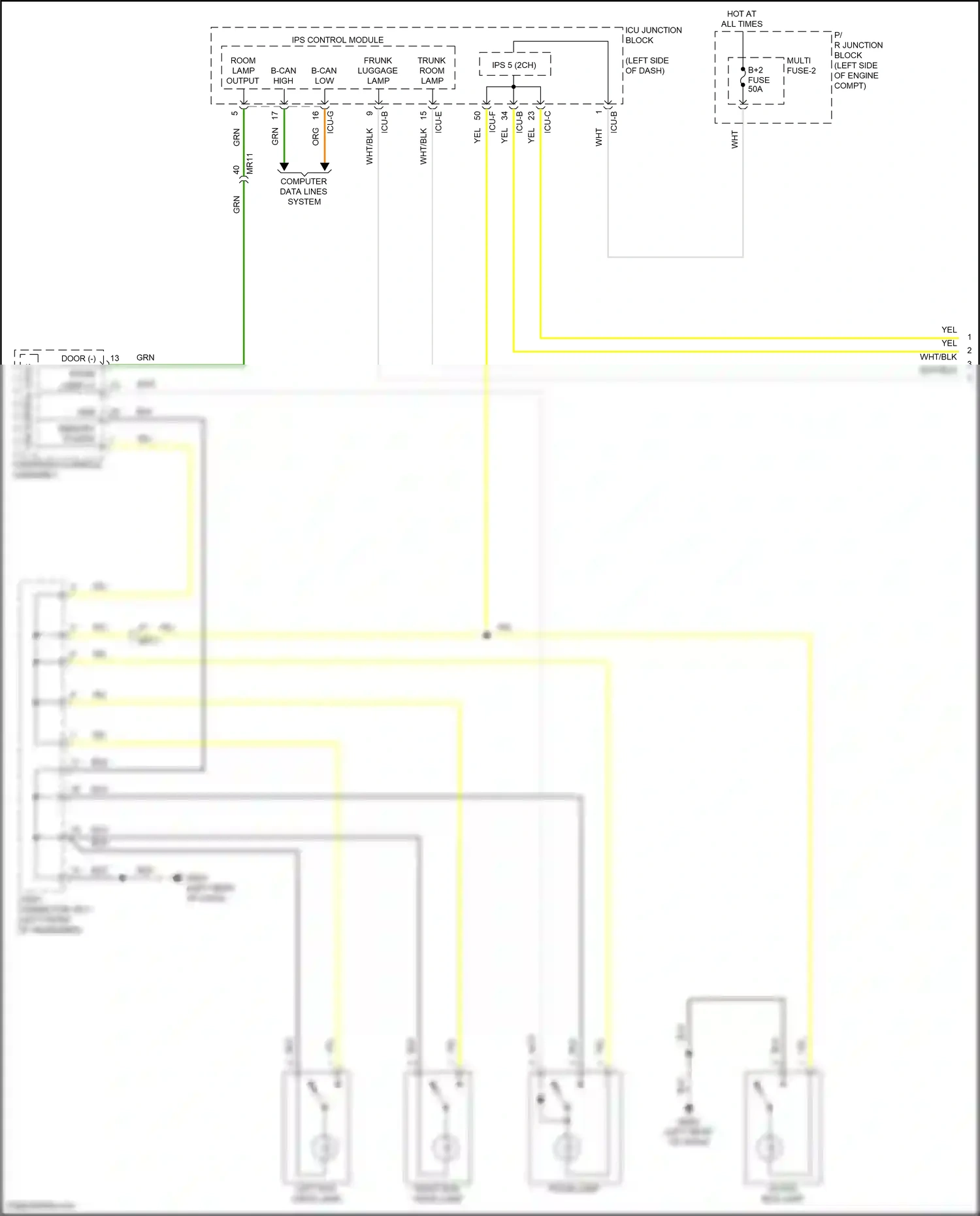 Wiring diagram ips control module for Hyundai IONIQ 6 I (2022-2024) (22 of 40)
