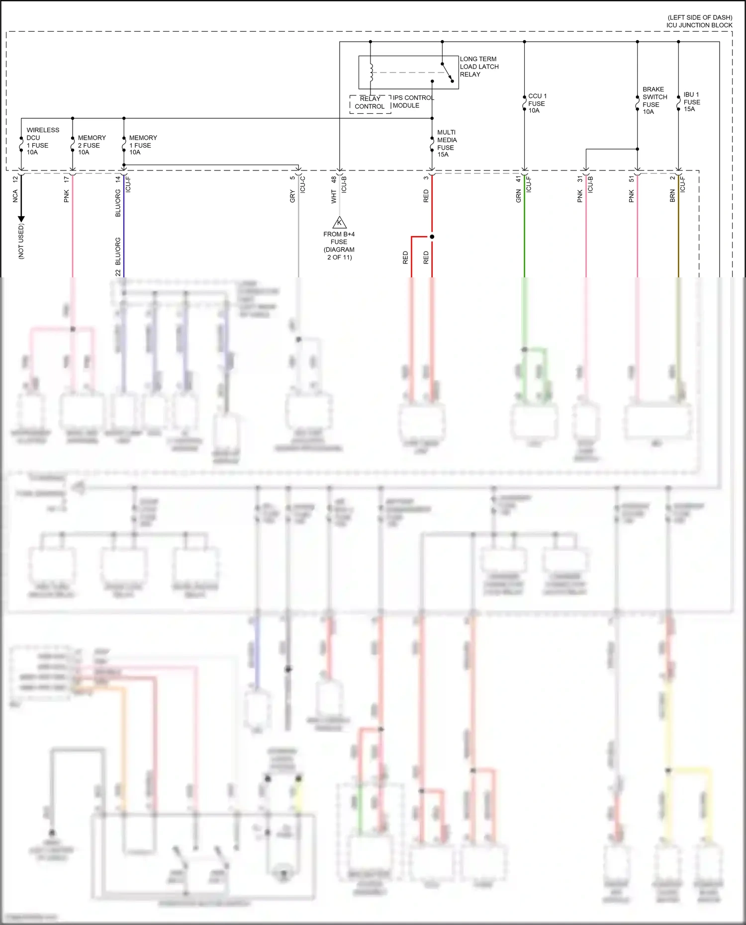 Wiring diagram ips control module for Hyundai IONIQ 6 I (2022-2024) (28 of 40)