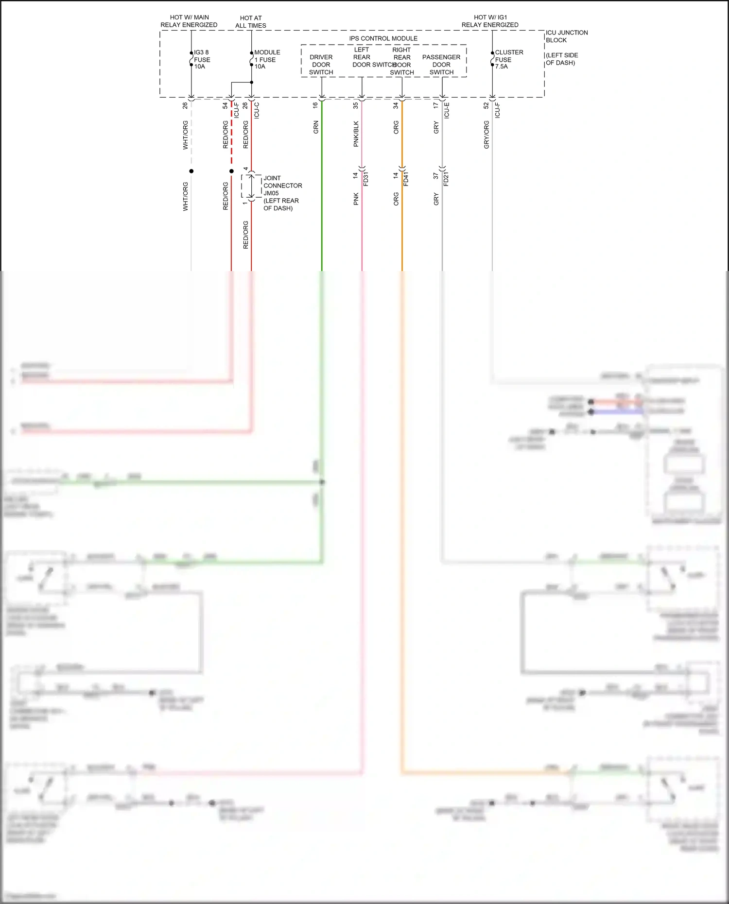 Wiring diagram ips control module for Hyundai IONIQ 6 I (2022-2024) (23 of 40)