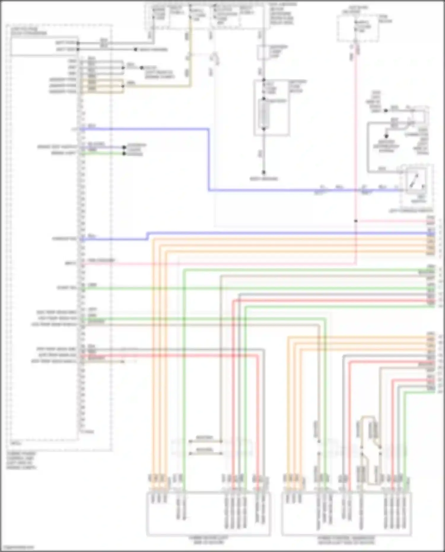 IONIQ Hyundai I (2016-2024): Wiring diagram engine performance 1.6l plug-in hybrid, hybrid control circuit (1 of 12)