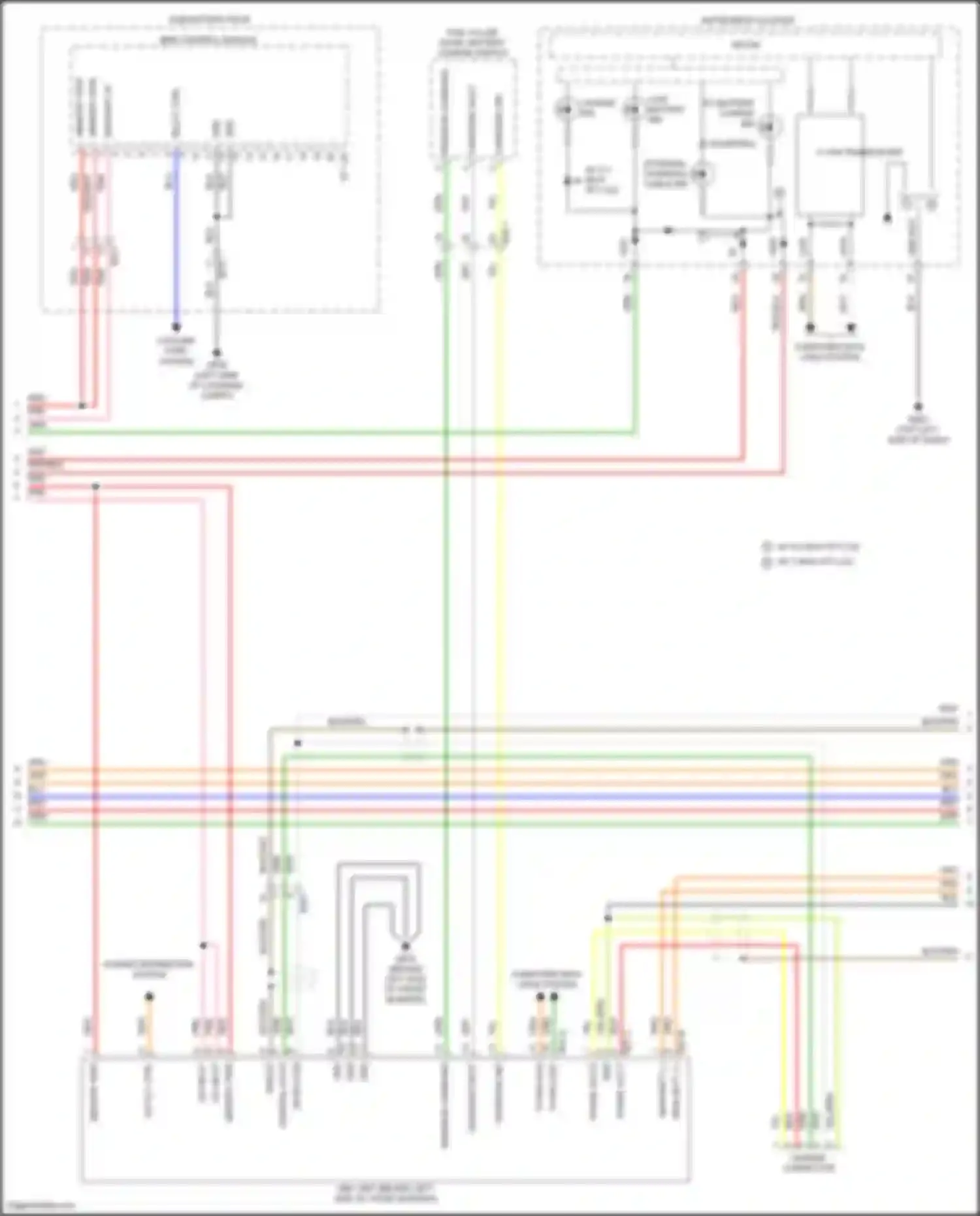 IONIQ Hyundai I (2016-2024): Wiring diagram engine performance 1.6l plug-in hybrid, hybrid control circuit (3 of 12)
