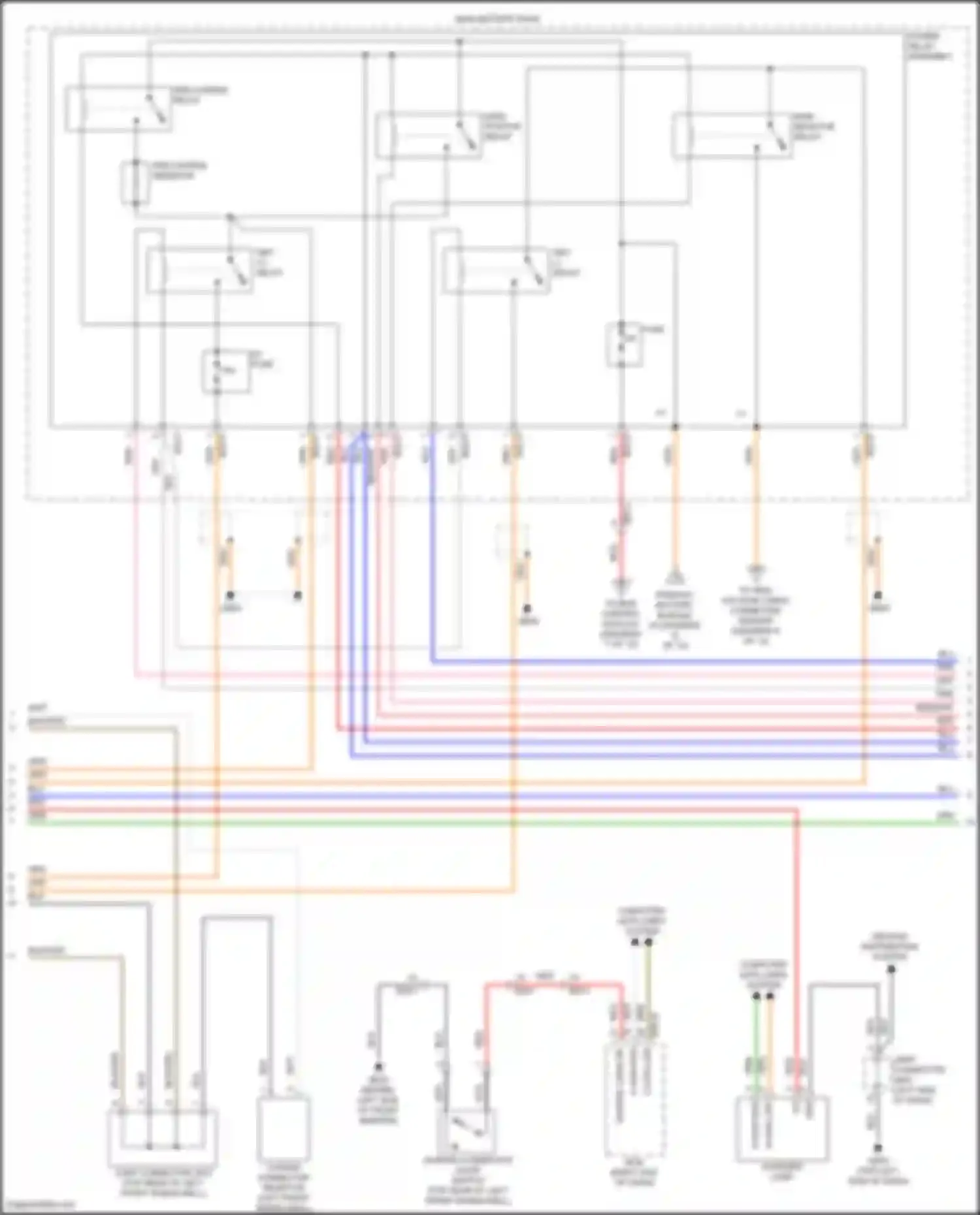 IONIQ Hyundai I (2016-2024): Wiring diagram engine performance 1.6l plug-in hybrid, hybrid control circuit (4 of 12)