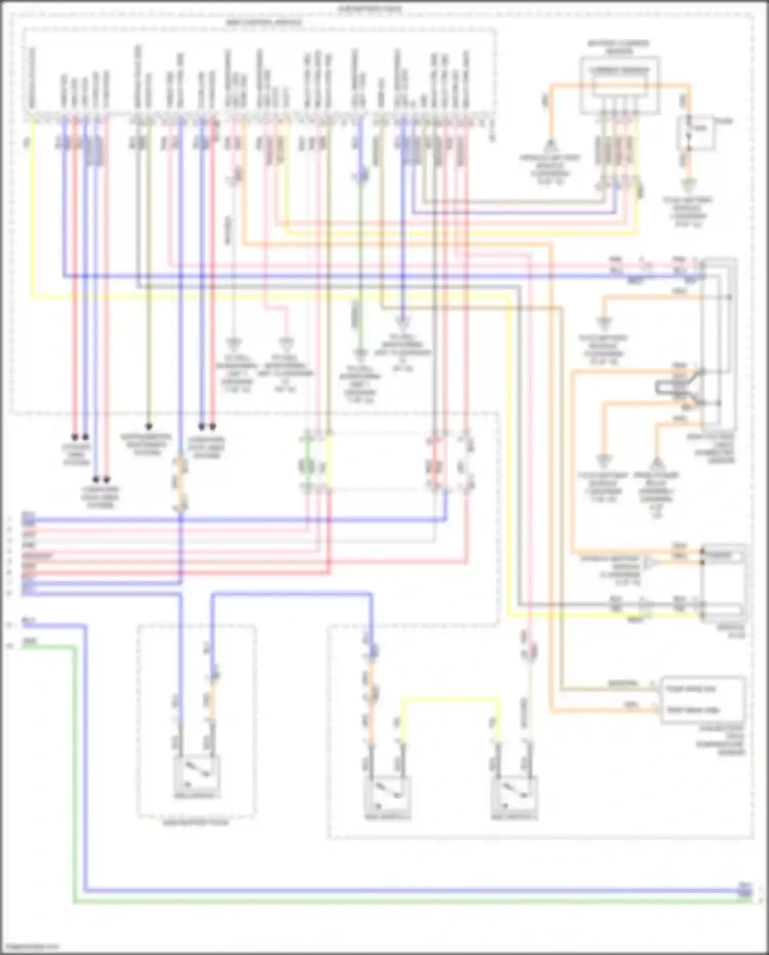 IONIQ Hyundai I (2016-2024): Wiring diagram engine performance 1.6l plug-in hybrid, hybrid control circuit (5 of 12)