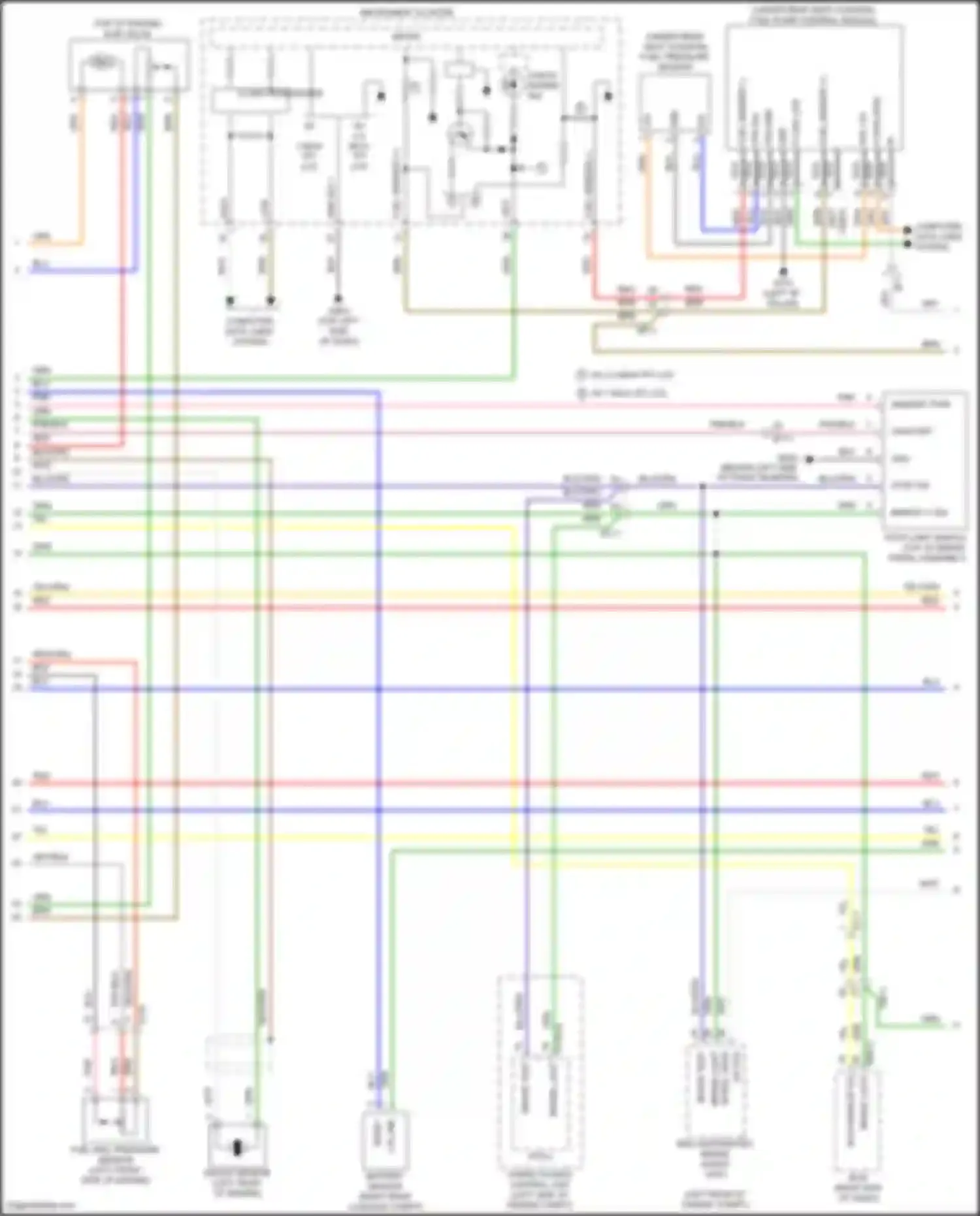 IONIQ Hyundai I (2016-2024): Wiring diagram engine performance 1.6l plug-in hybrid, mfi control circuit (2 of 5)