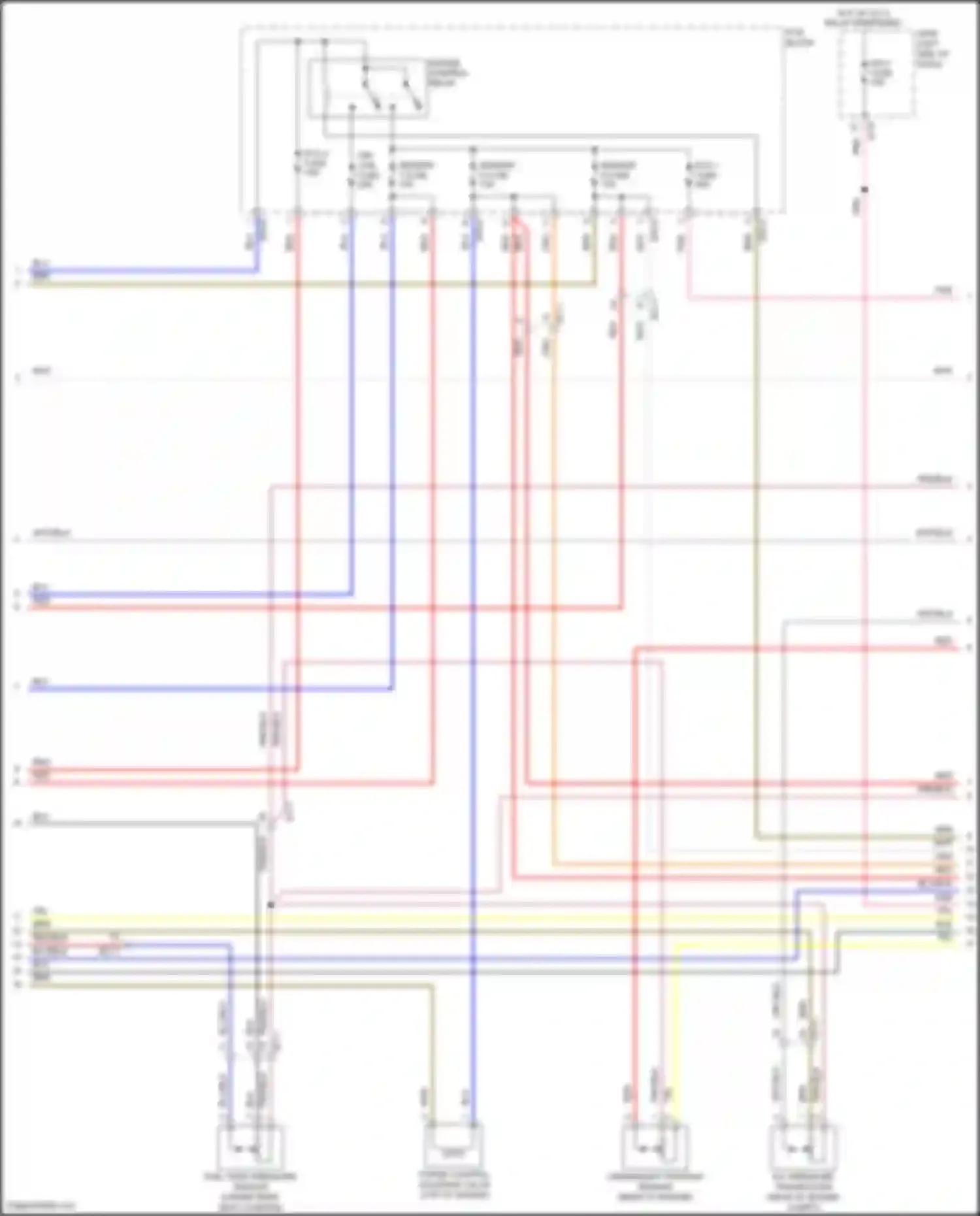 IONIQ Hyundai I (2016-2024): Wiring diagram engine performance 1.6l plug-in hybrid, mfi control circuit (4 of 5)