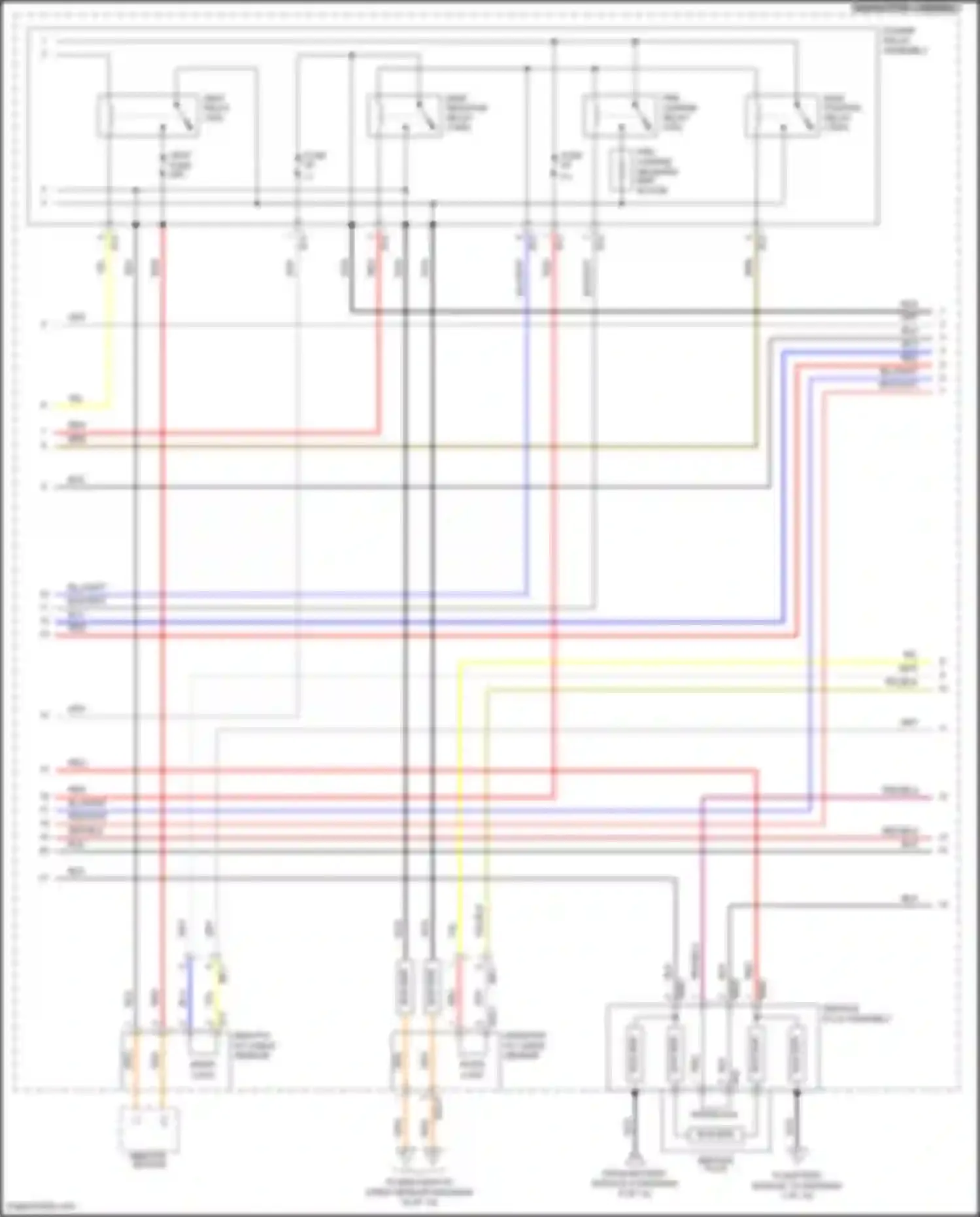 IONIQ Hyundai I (2016-2024): Wiring diagram engine performance electric, engine controls circuit (2 of 14)