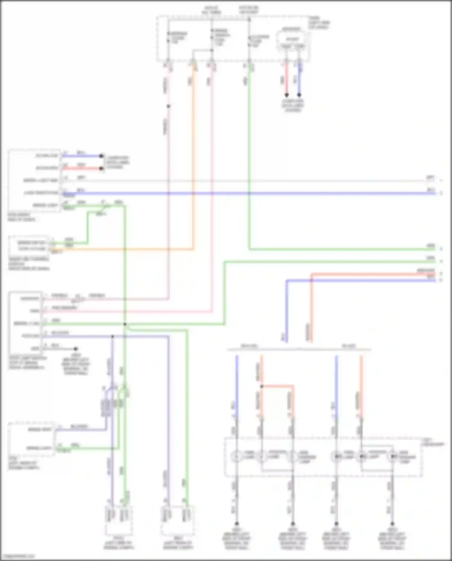 IONIQ Hyundai I (2016-2024): Exterior lamps circuit, except electric (1 of 4)