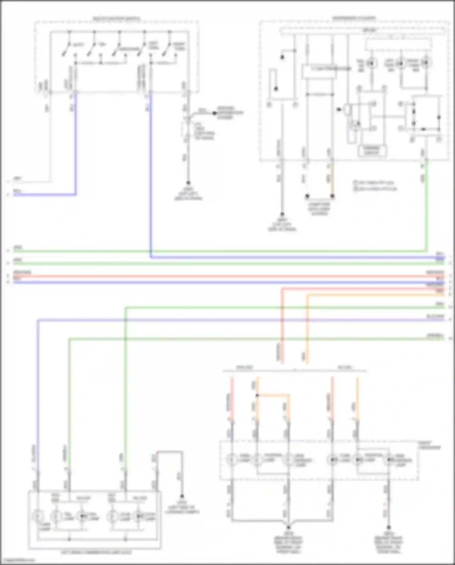IONIQ Hyundai I (2016-2024): Exterior lamps circuit, except electric (2 of 4)