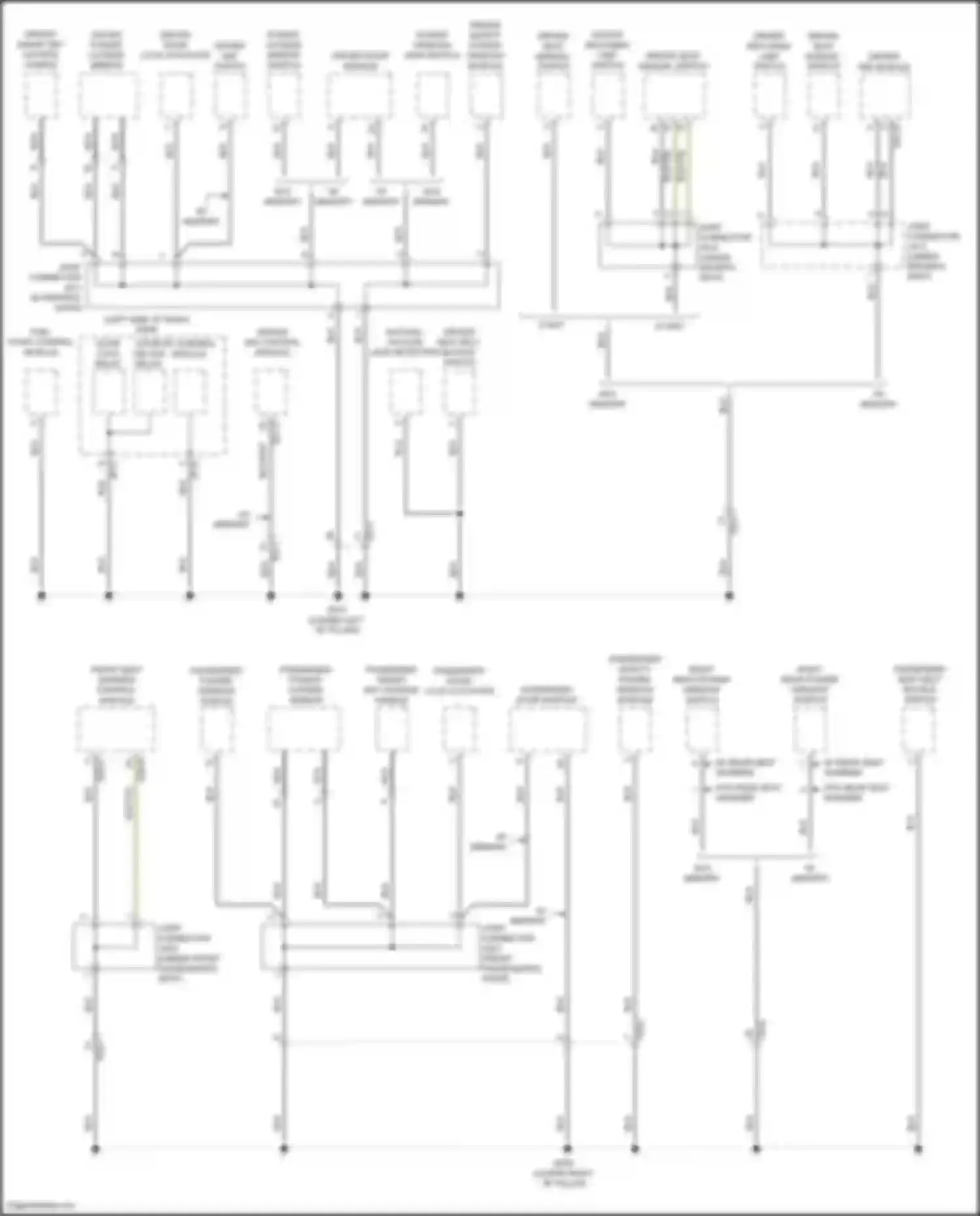 IONIQ Hyundai I (2016-2024): Ground distribution circuit, hybrid (4 of 5)