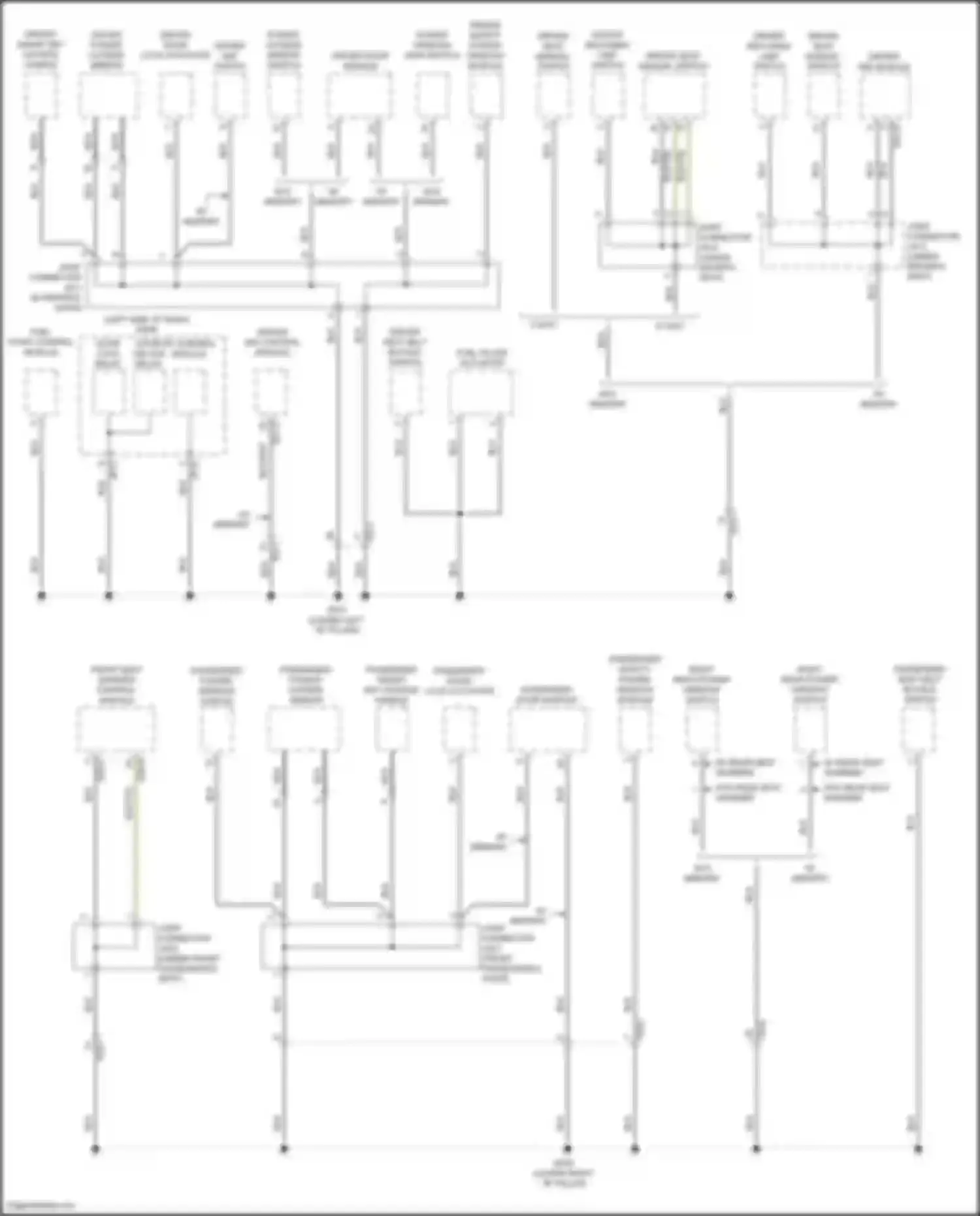 IONIQ Hyundai I (2016-2024): Ground distribution circuit, plug-in hybrid (4 of 5)