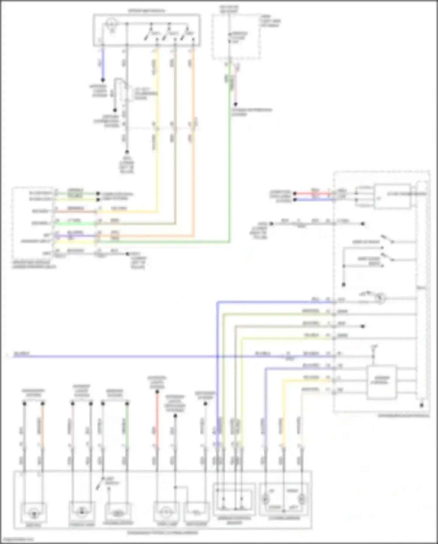 IONIQ Hyundai I (2016-2024): Memory mirrors circuit (2 of 2)