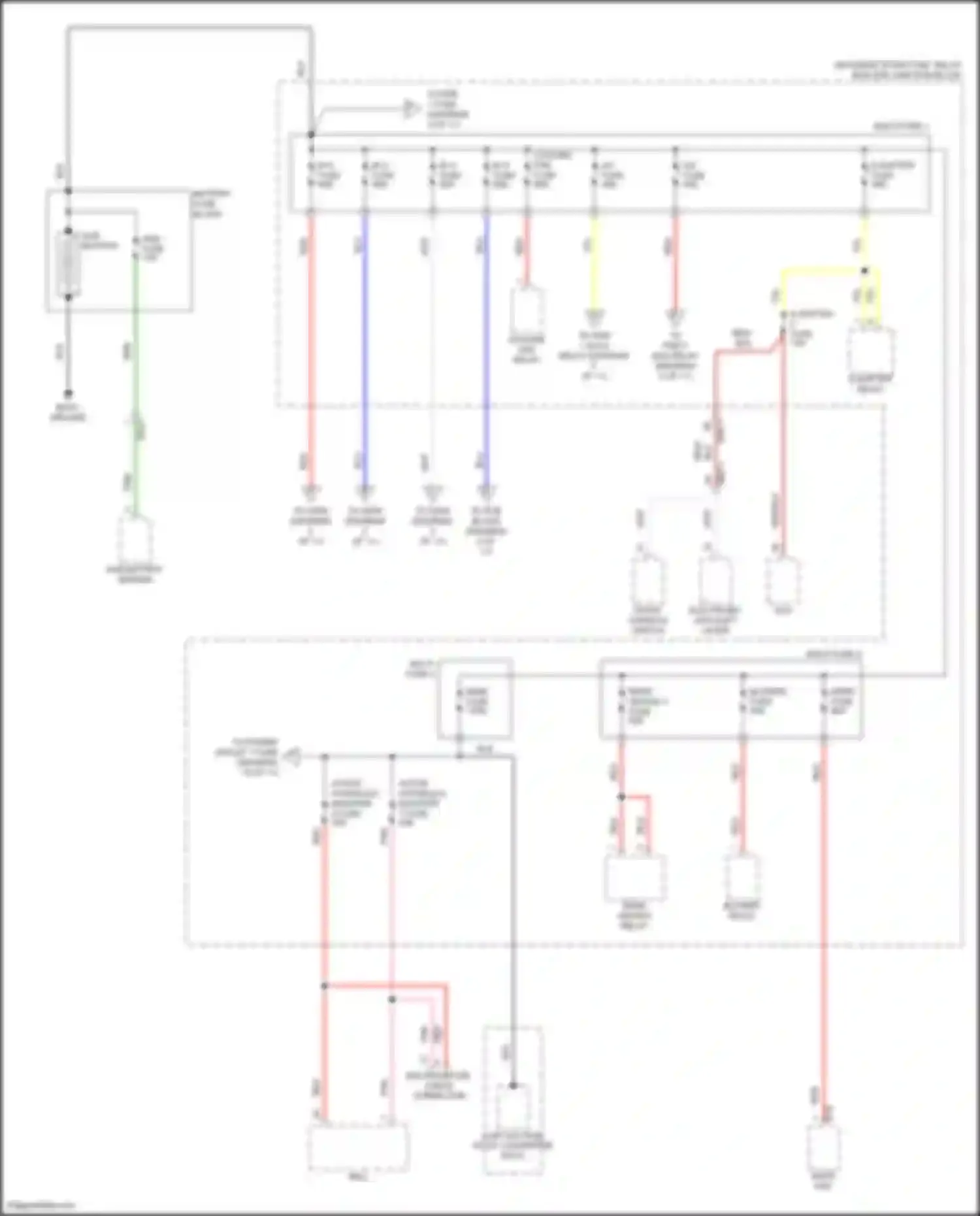 IONIQ Hyundai I (2016-2024): Power distribution circuit, electric (1 of 11)