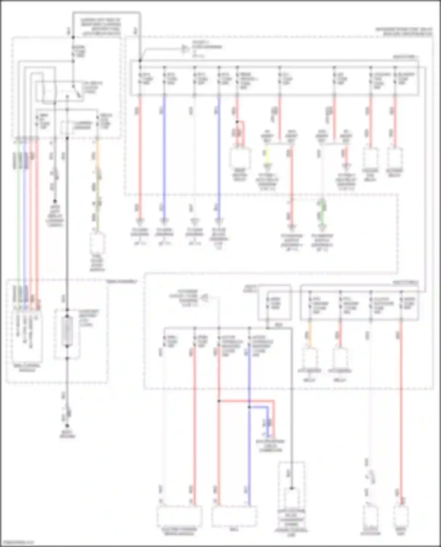 IONIQ Hyundai I (2016-2024): Power distribution circuit, hybrid (1 of 11)