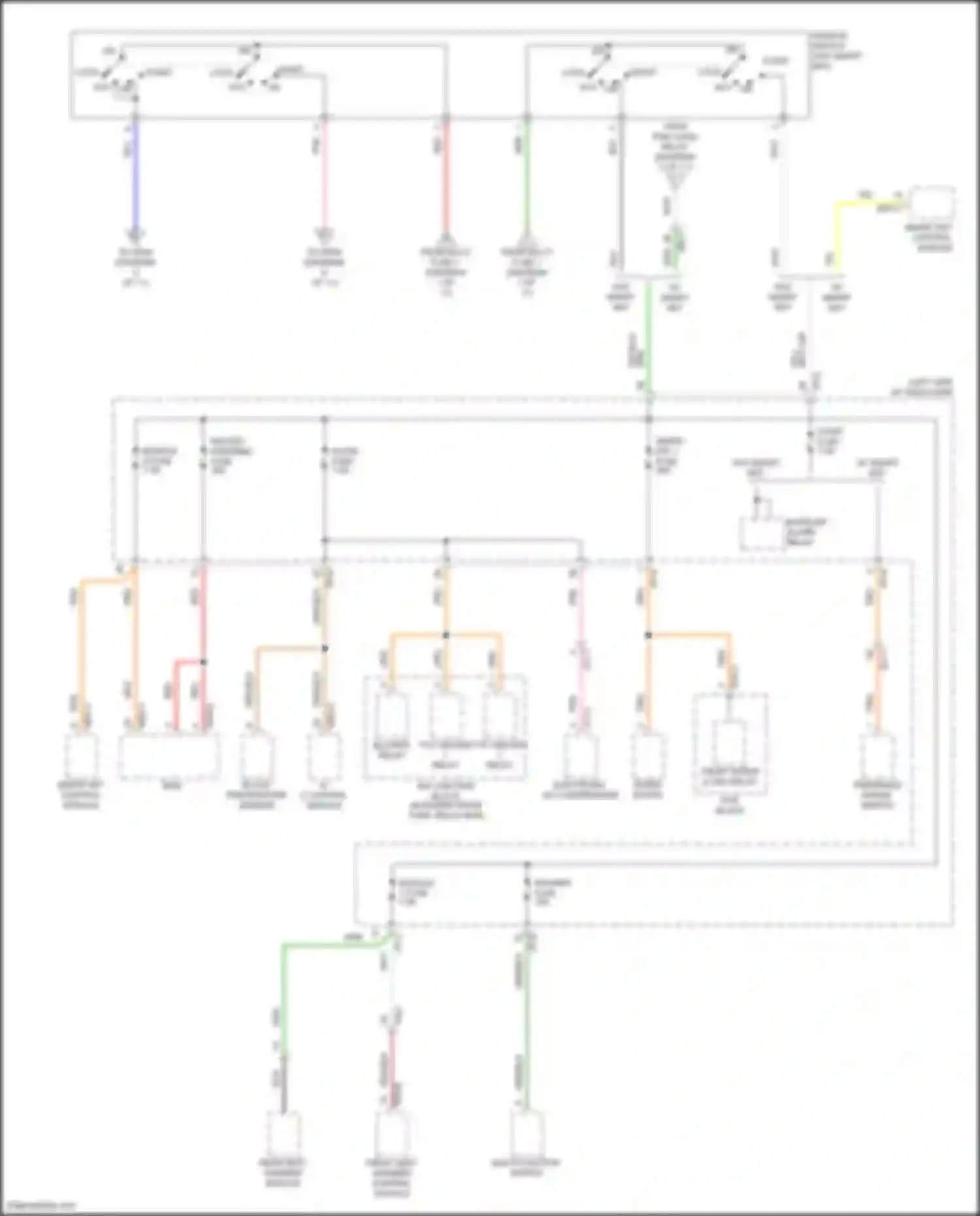IONIQ Hyundai I (2016-2024): Power distribution circuit, hybrid (4 of 11)