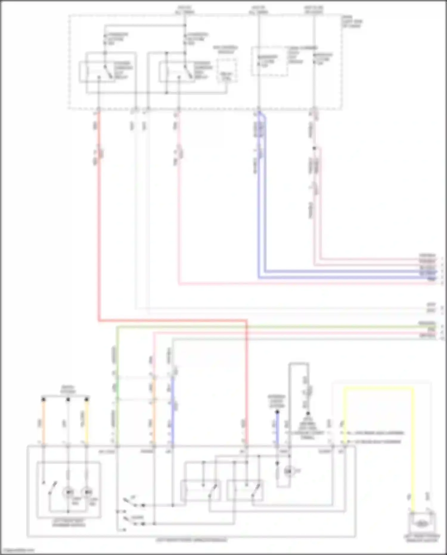 IONIQ Hyundai I (2016-2024): Power windows circuit, w/ ims (1 of 3)