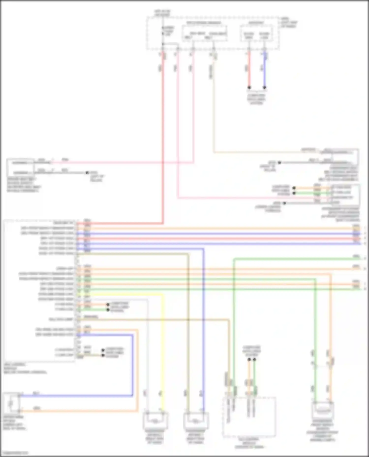 IONIQ Hyundai I (2016-2024): Supplemental restraints circuit, except hybrid (1 of 3)