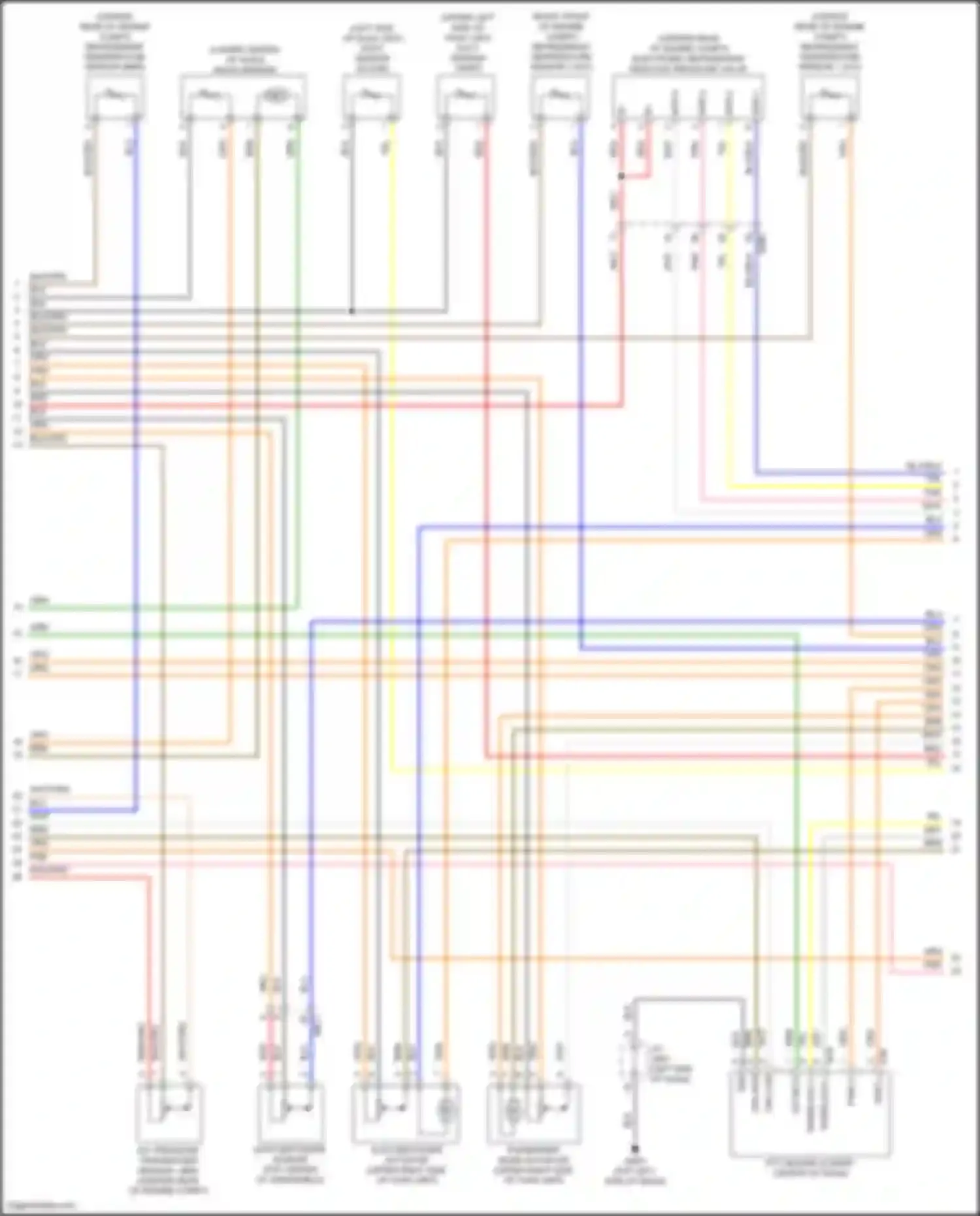 Wiring diagram auto defogger sensor for Hyundai IONIQ I (2016-2024) (1 of 4)