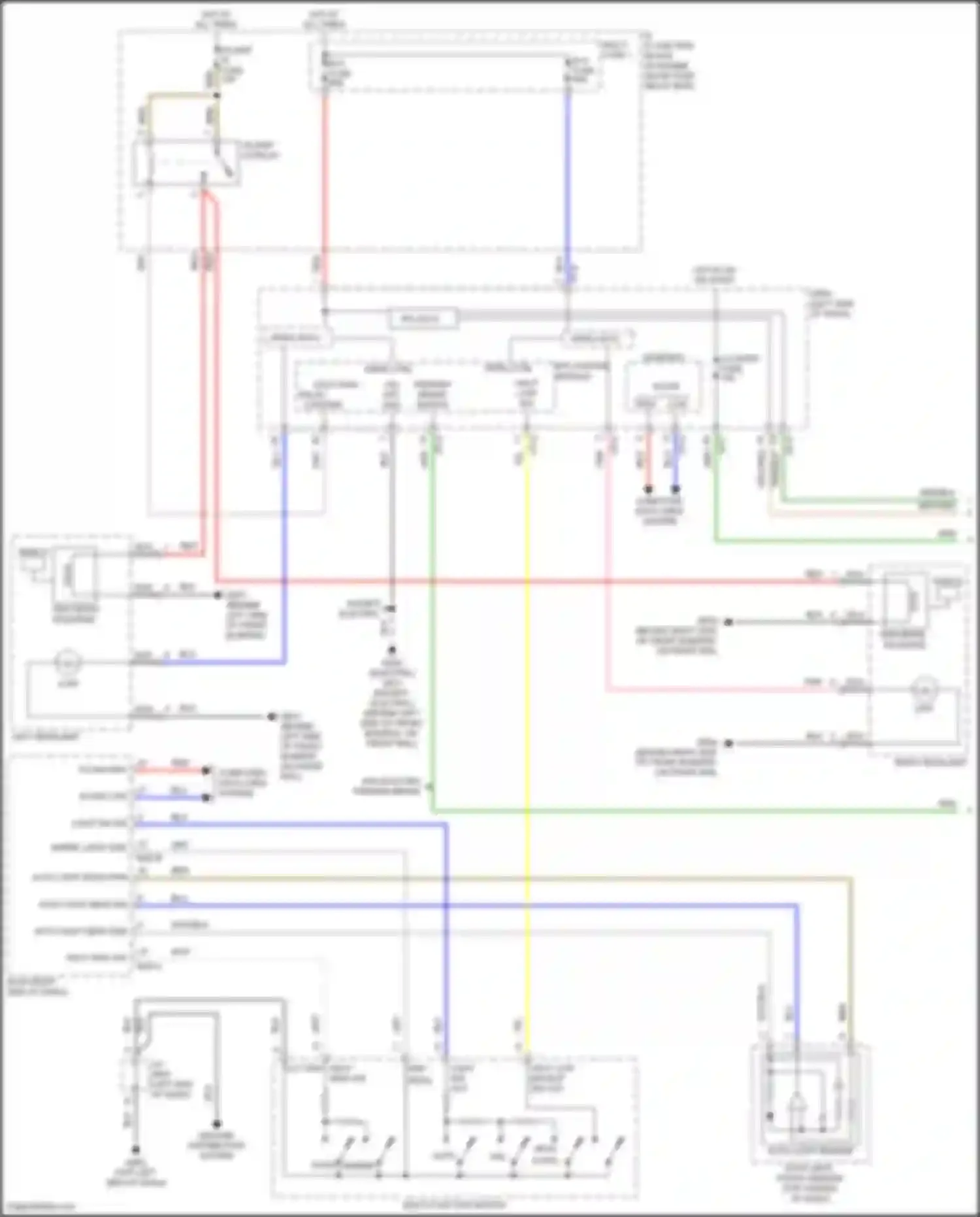 Wiring diagram auto light, photo sensor for Hyundai IONIQ I (2016-2024) (6 of 11)