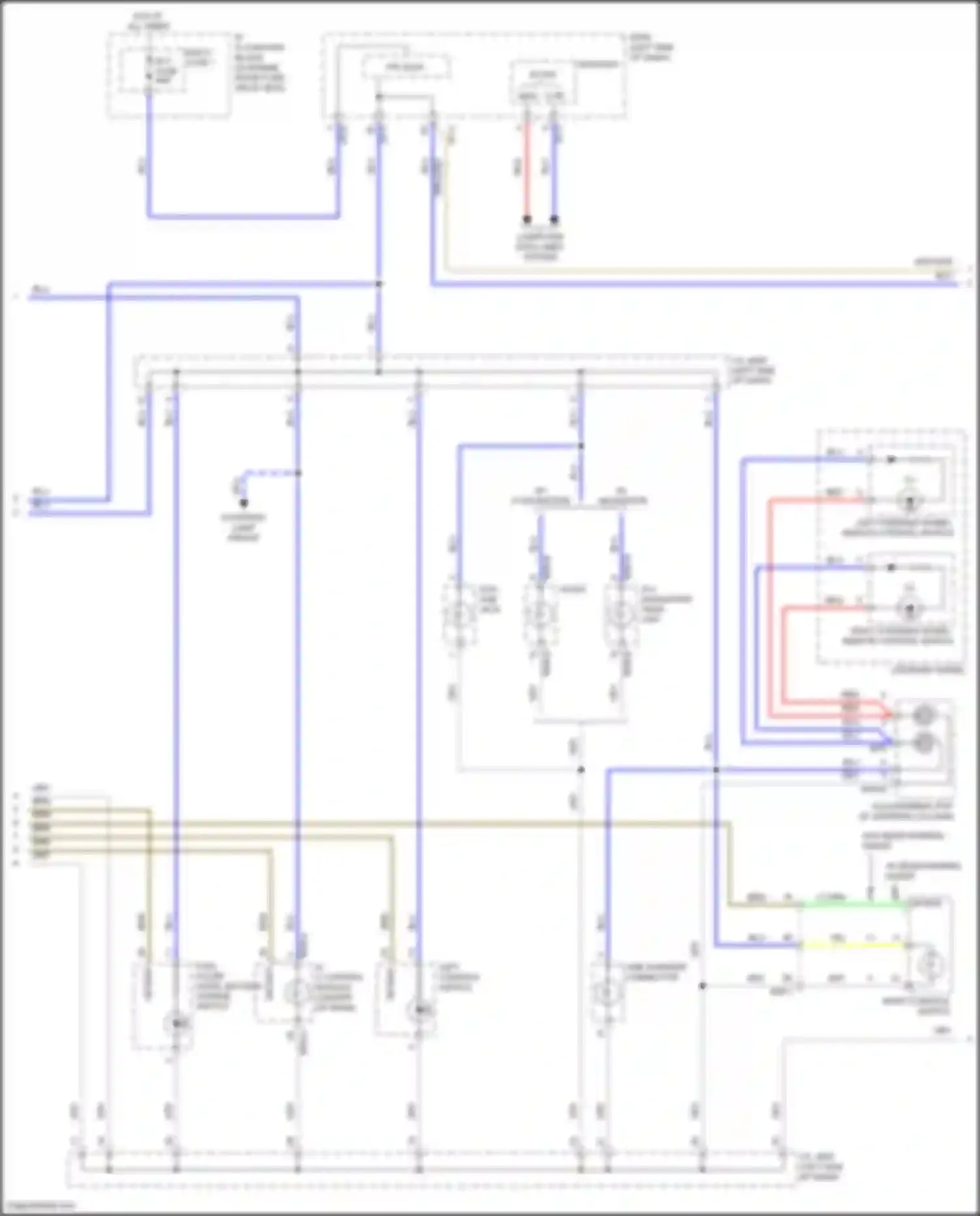 Wiring diagram a/v, navigation head unit for Hyundai IONIQ I (2016-2024) (4 of 41)
