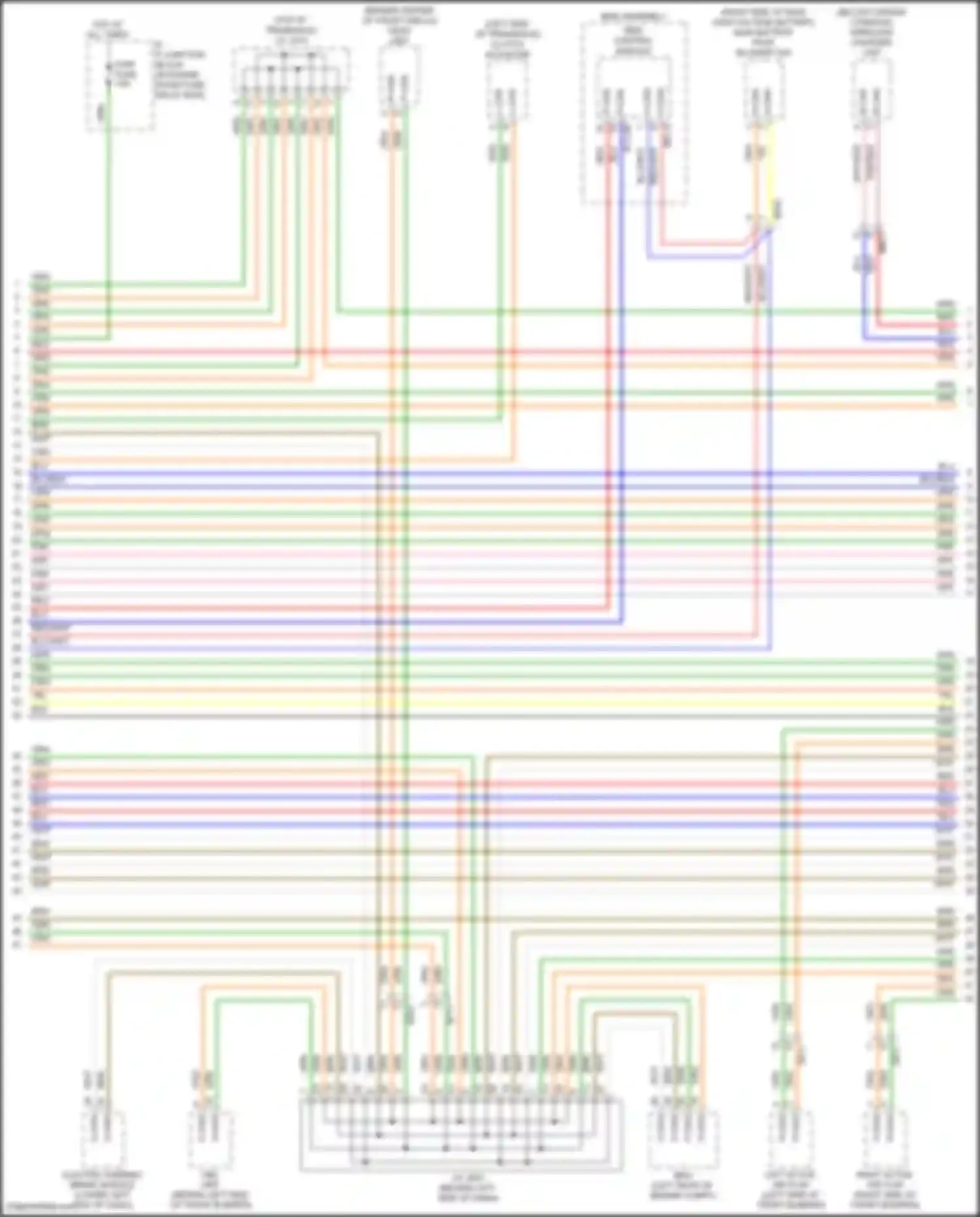 Wiring diagram bms assembly bms control module for Hyundai IONIQ I (2016-2024) (2 of 2)