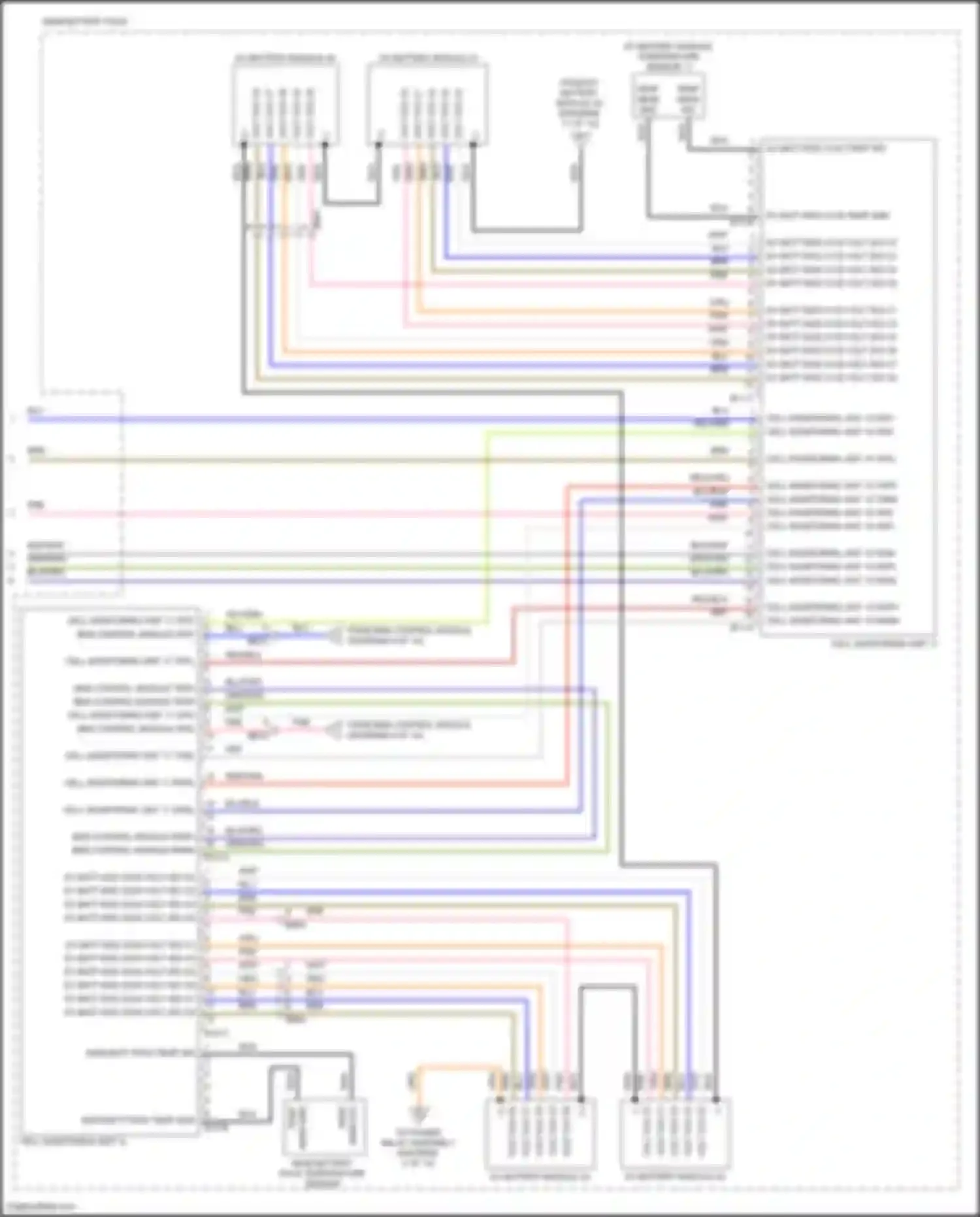 Wiring diagram cell monitoring unit 12 for Hyundai IONIQ I (2016-2024) (1 of 1)