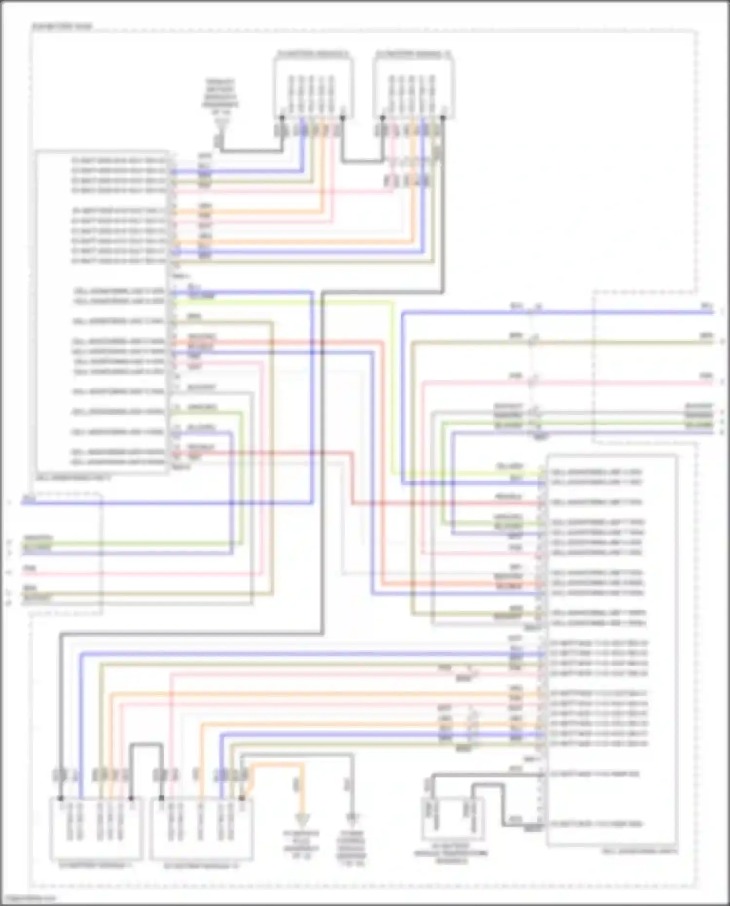 Wiring diagram cell monitoring unit 6 opd ho for Hyundai IONIQ I (2016-2024) (1 of 1)