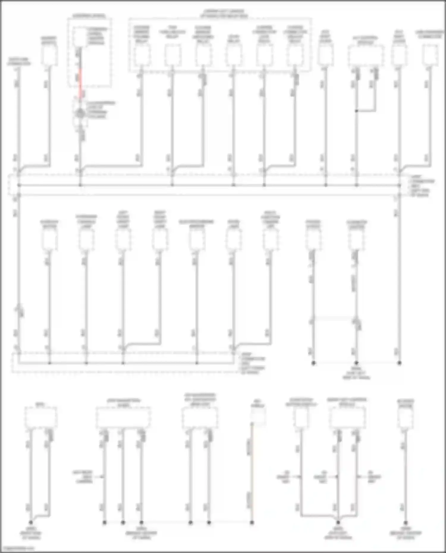 Wiring diagram charge connector lock relay for Hyundai IONIQ I (2016-2024) (1 of 2)
