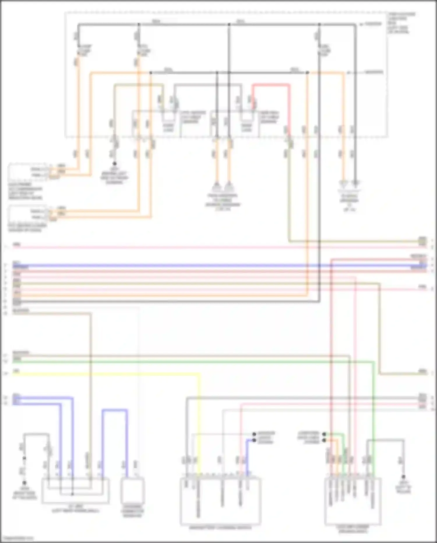 Wiring diagram charging connector resistor for Hyundai IONIQ I (2016-2024) (2 of 2)