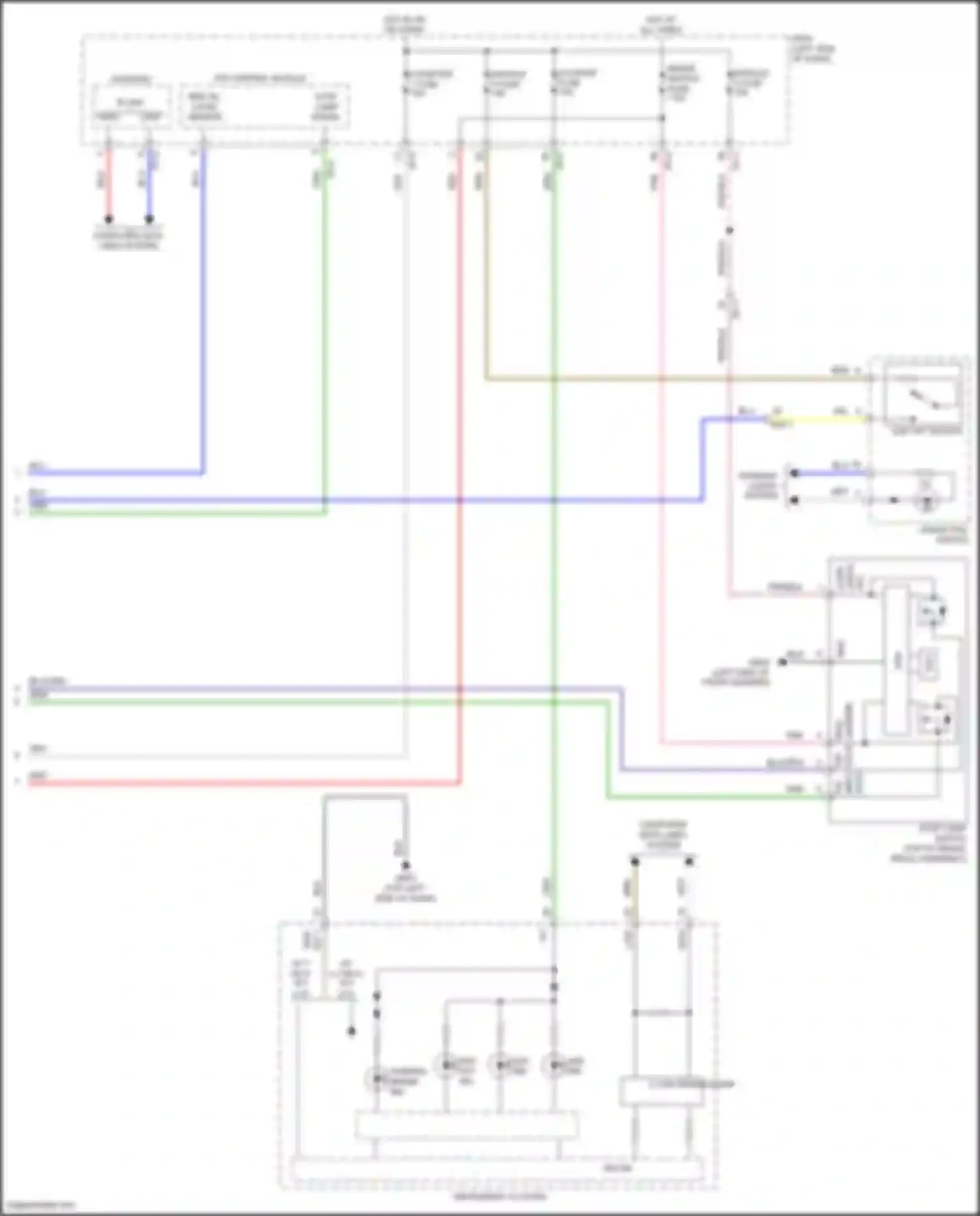 Wiring diagram cluster fuse for Hyundai IONIQ I (2016-2024) (21 of 50)