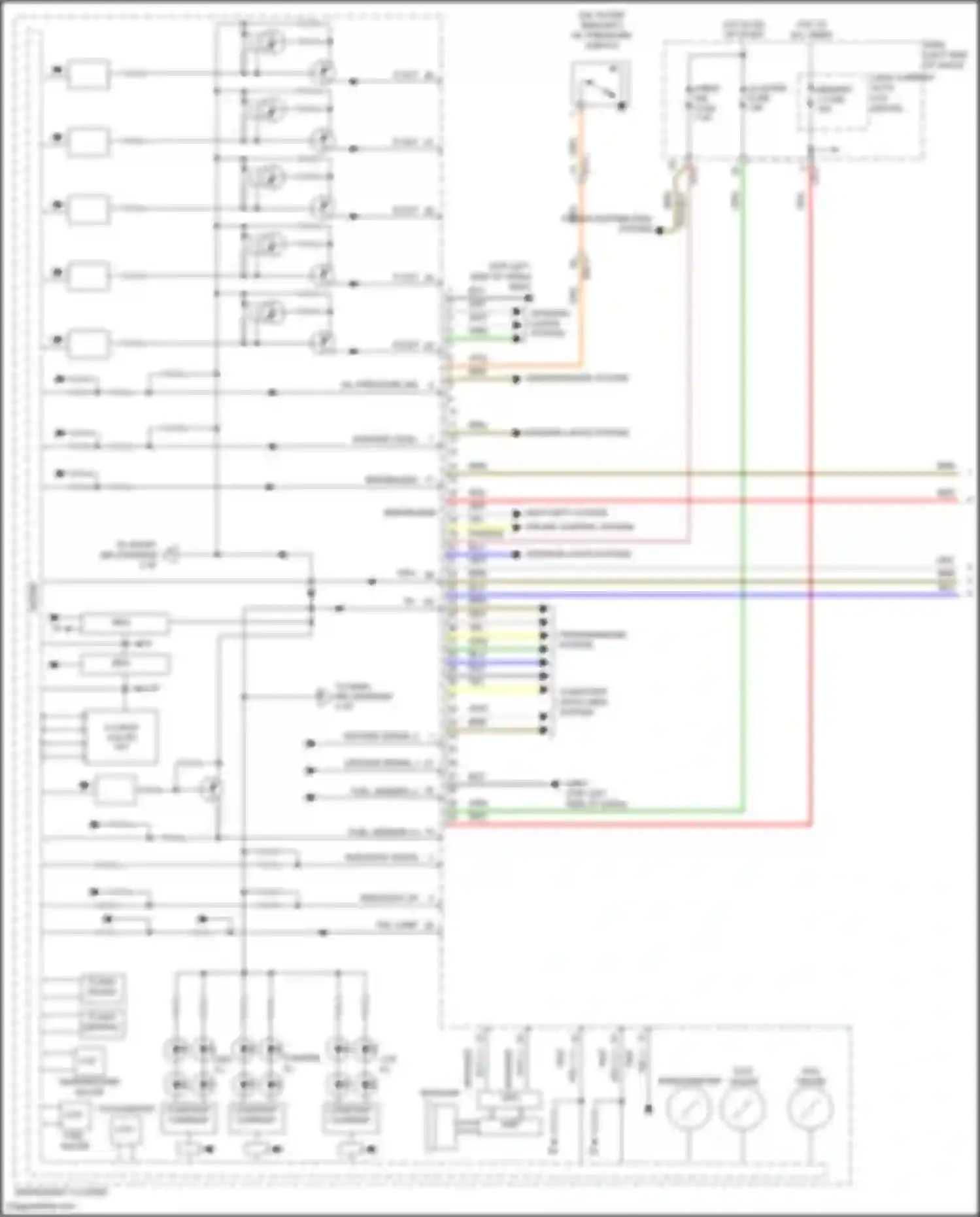 Wiring diagram cluster fuse for Hyundai IONIQ I (2016-2024) (12 of 50)