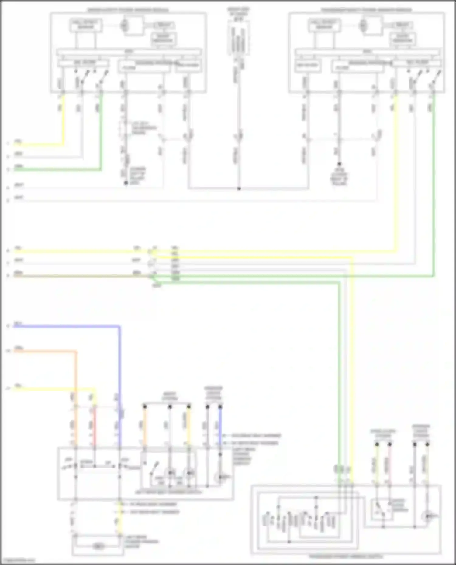 Wiring diagram driver safety power window module for Hyundai IONIQ I (2016-2024) (9 of 9)