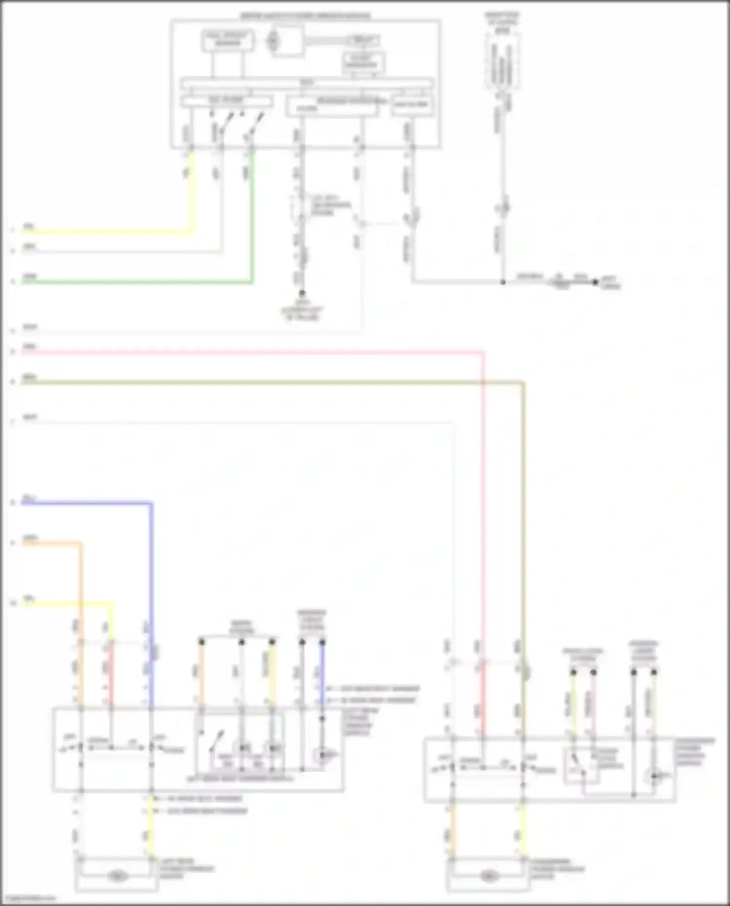 Wiring diagram driver safety power window module for Hyundai IONIQ I (2016-2024) (8 of 9)