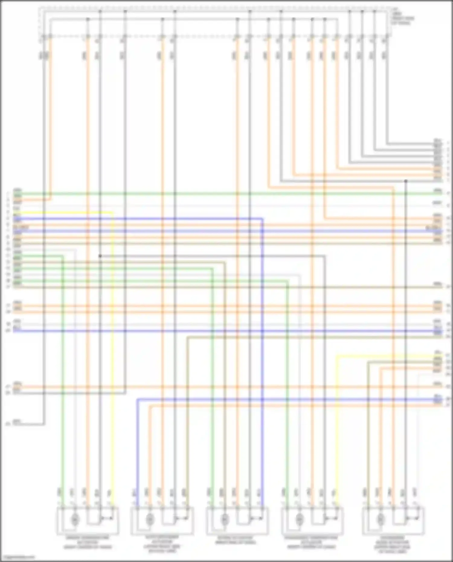 Wiring diagram driver temperature actuator for Hyundai IONIQ I (2016-2024) (2 of 3)