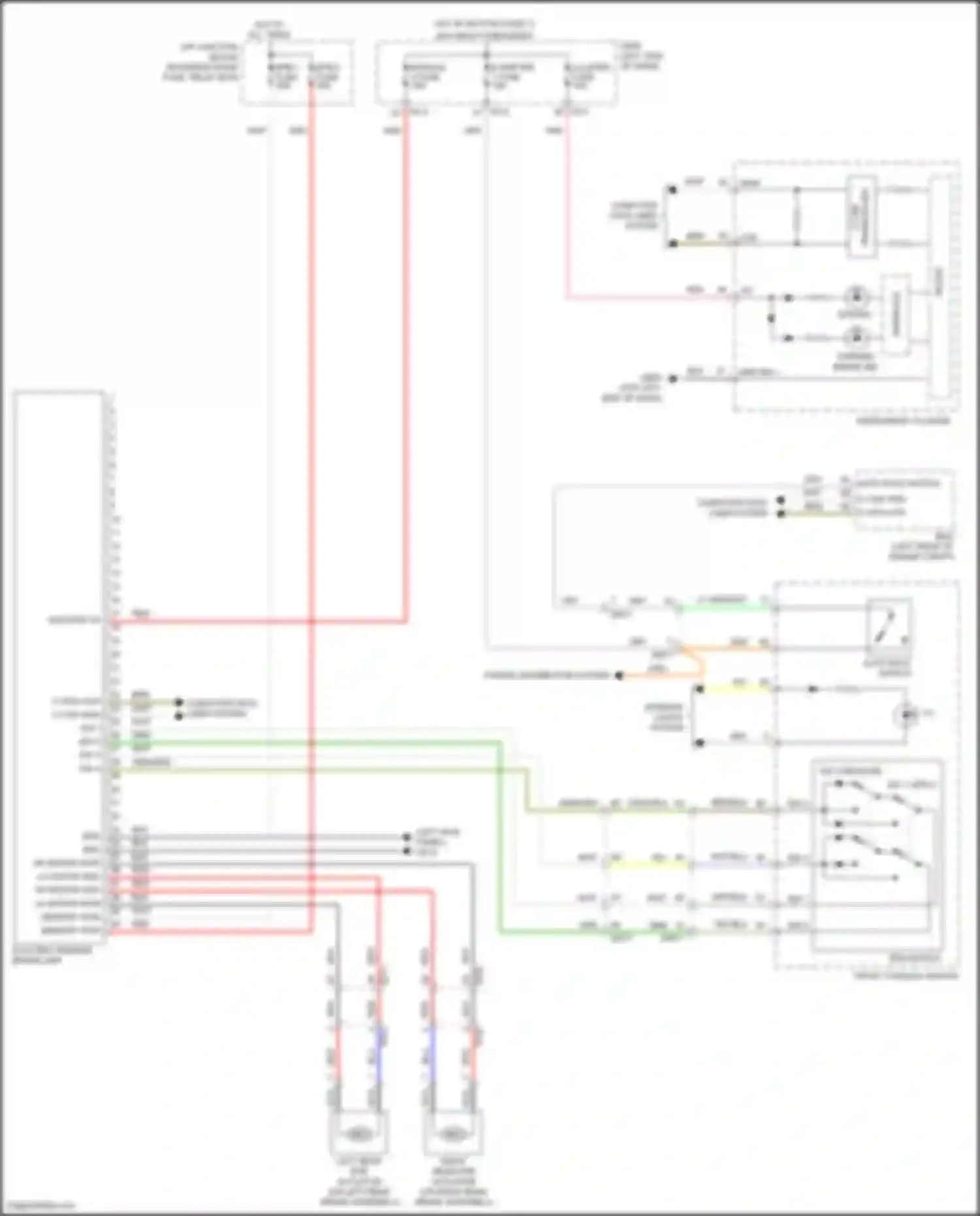 Wiring diagram e-shifter 1 fuse for Hyundai IONIQ I (2016-2024) (2 of 5)