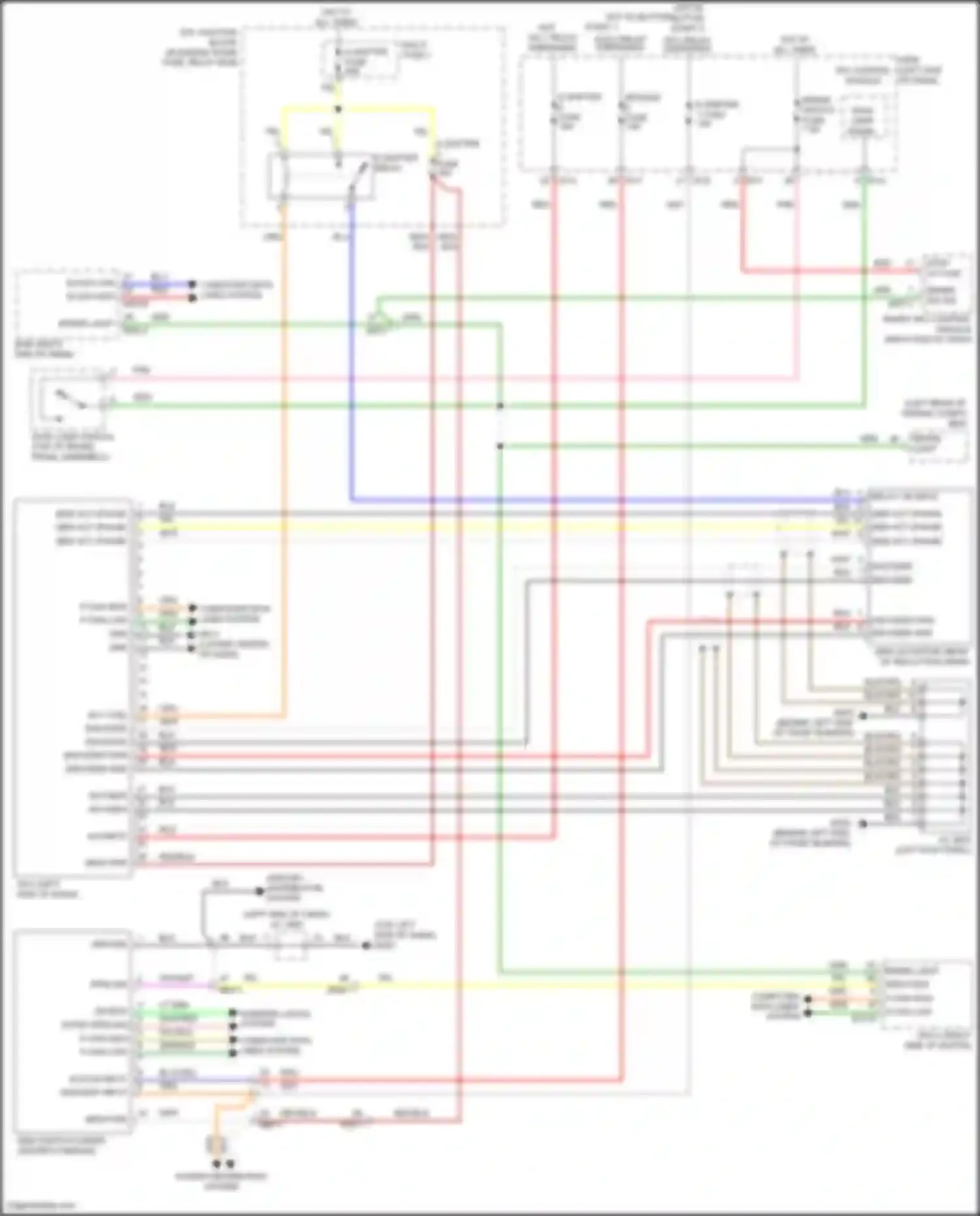 Wiring diagram e-shifter 1 fuse for Hyundai IONIQ I (2016-2024) (4 of 5)