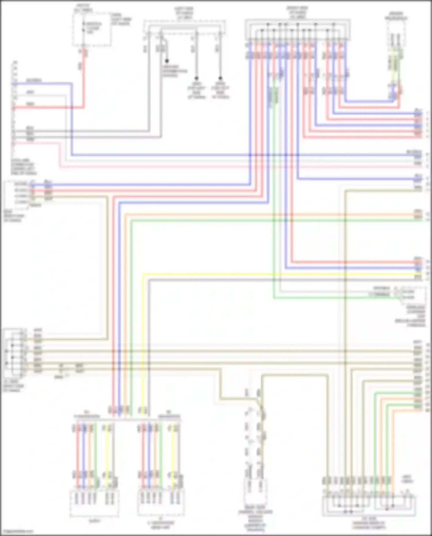 Wiring diagram ground distribution system for Hyundai IONIQ I (2016-2024) (43 of 74)