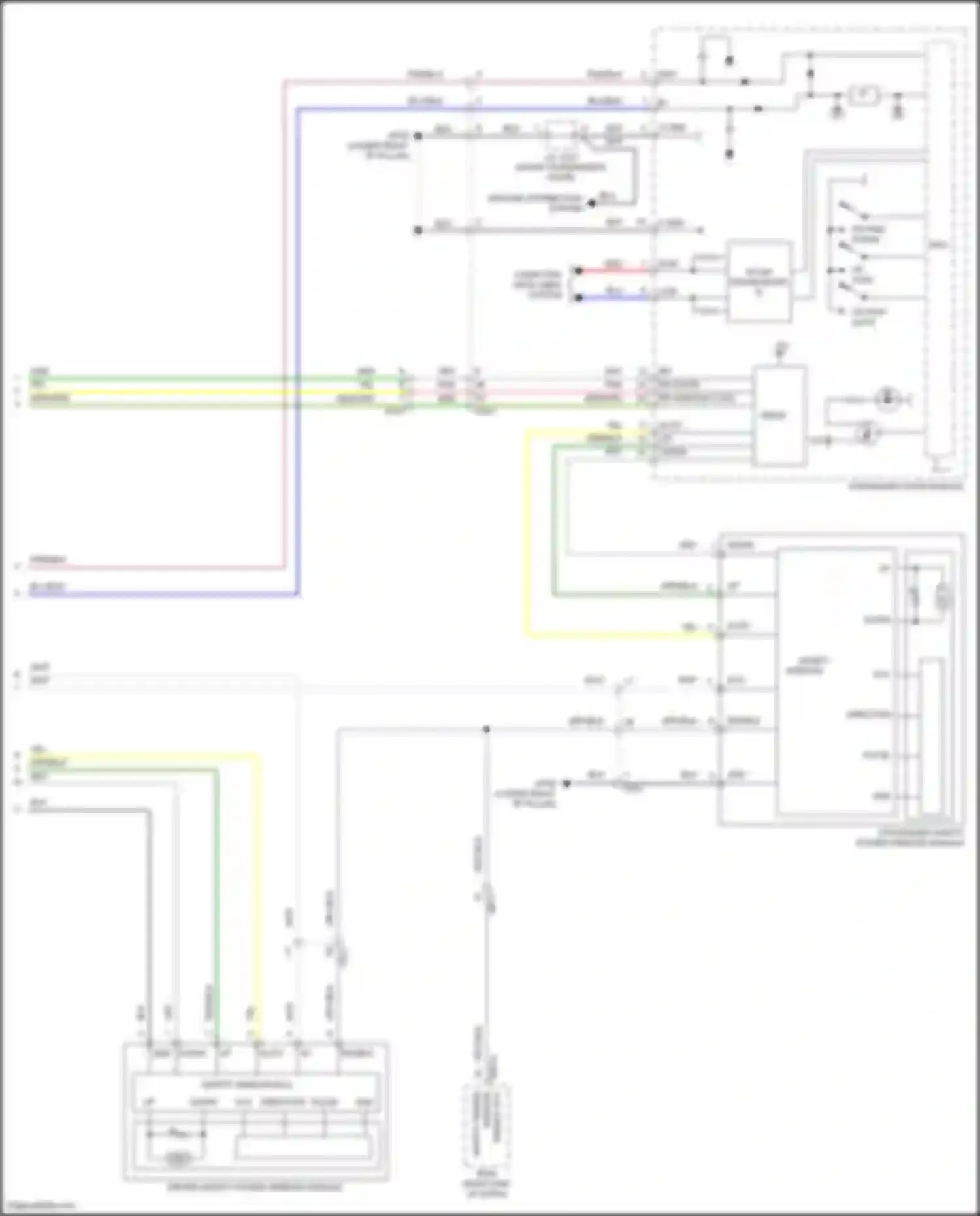Wiring diagram ground distribution system for Hyundai IONIQ I (2016-2024) (50 of 74)