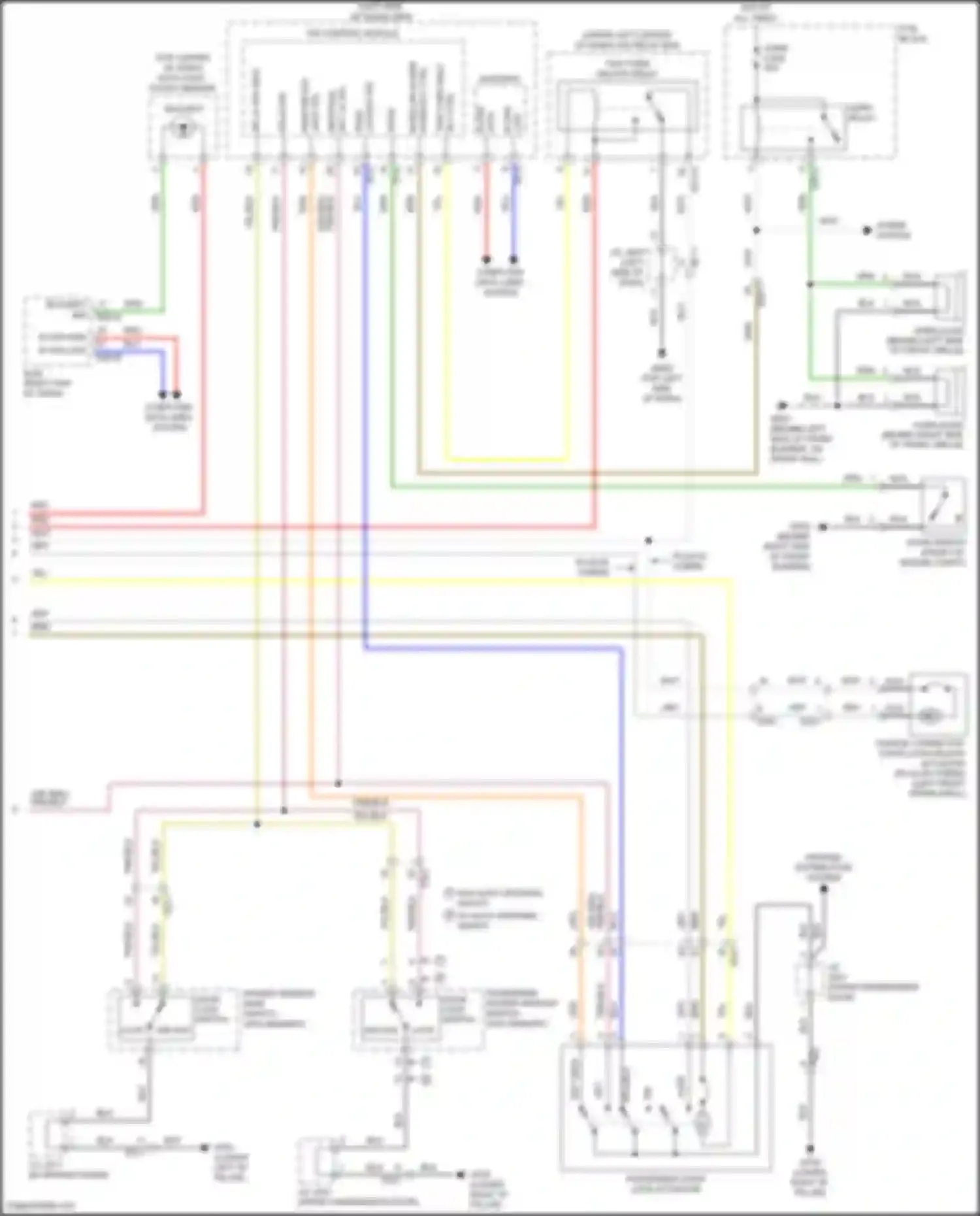 Wiring diagram ground distribution system for Hyundai IONIQ I (2016-2024) (8 of 74)