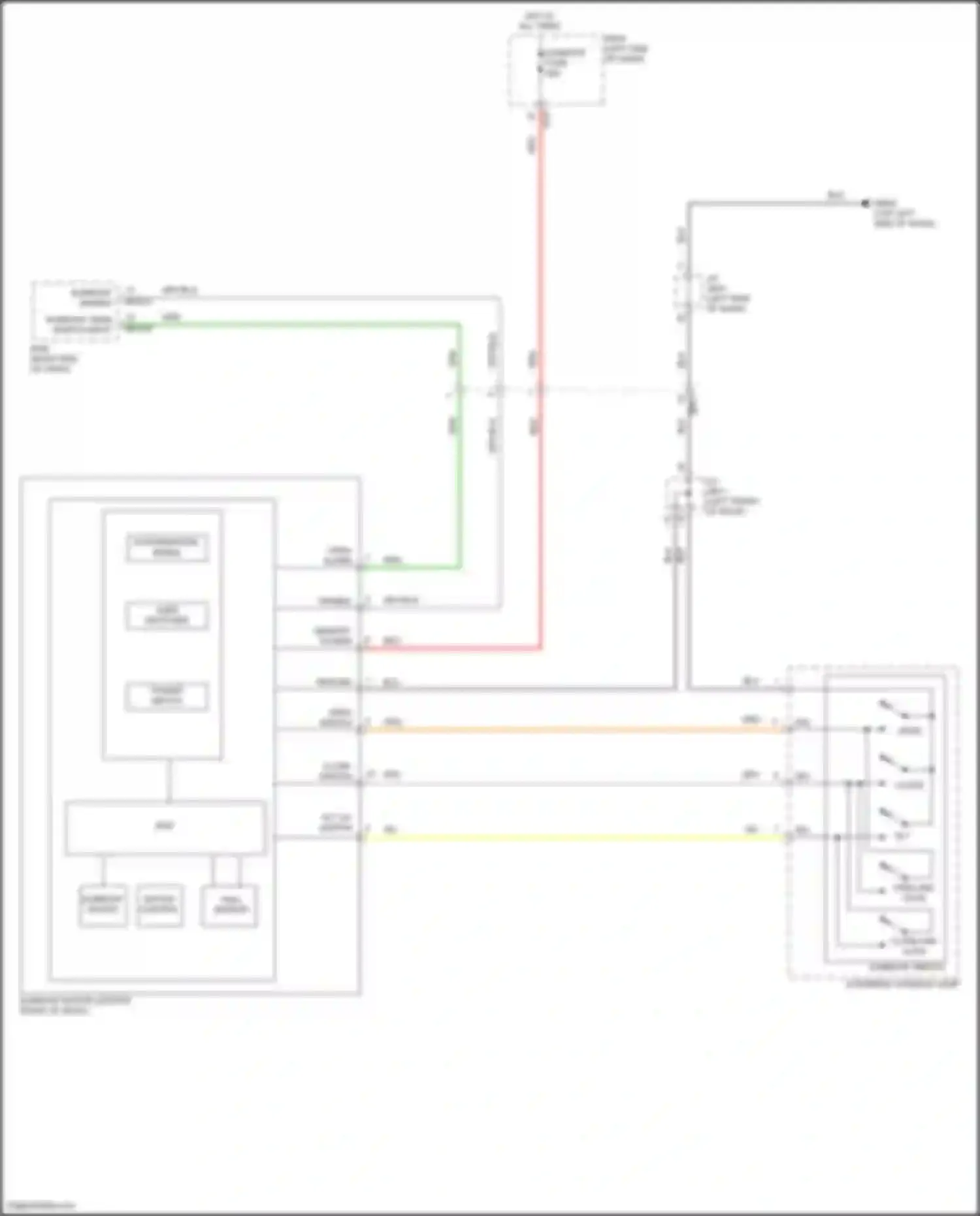 Wiring diagram hall sensor for Hyundai IONIQ I (2016-2024) (1 of 1)