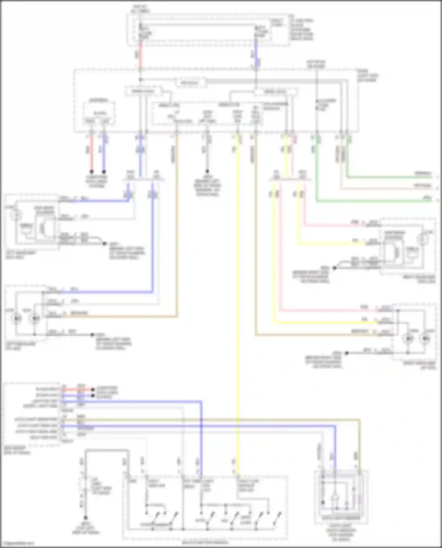 Wiring diagram h/lp opt gnd for Hyundai IONIQ I (2016-2024) (1 of 1)