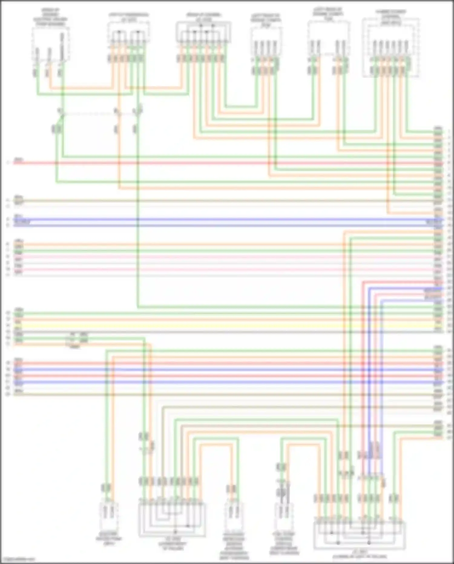 Wiring diagram hybrid power control unit hpcu for Hyundai IONIQ I (2016-2024) (1 of 2)