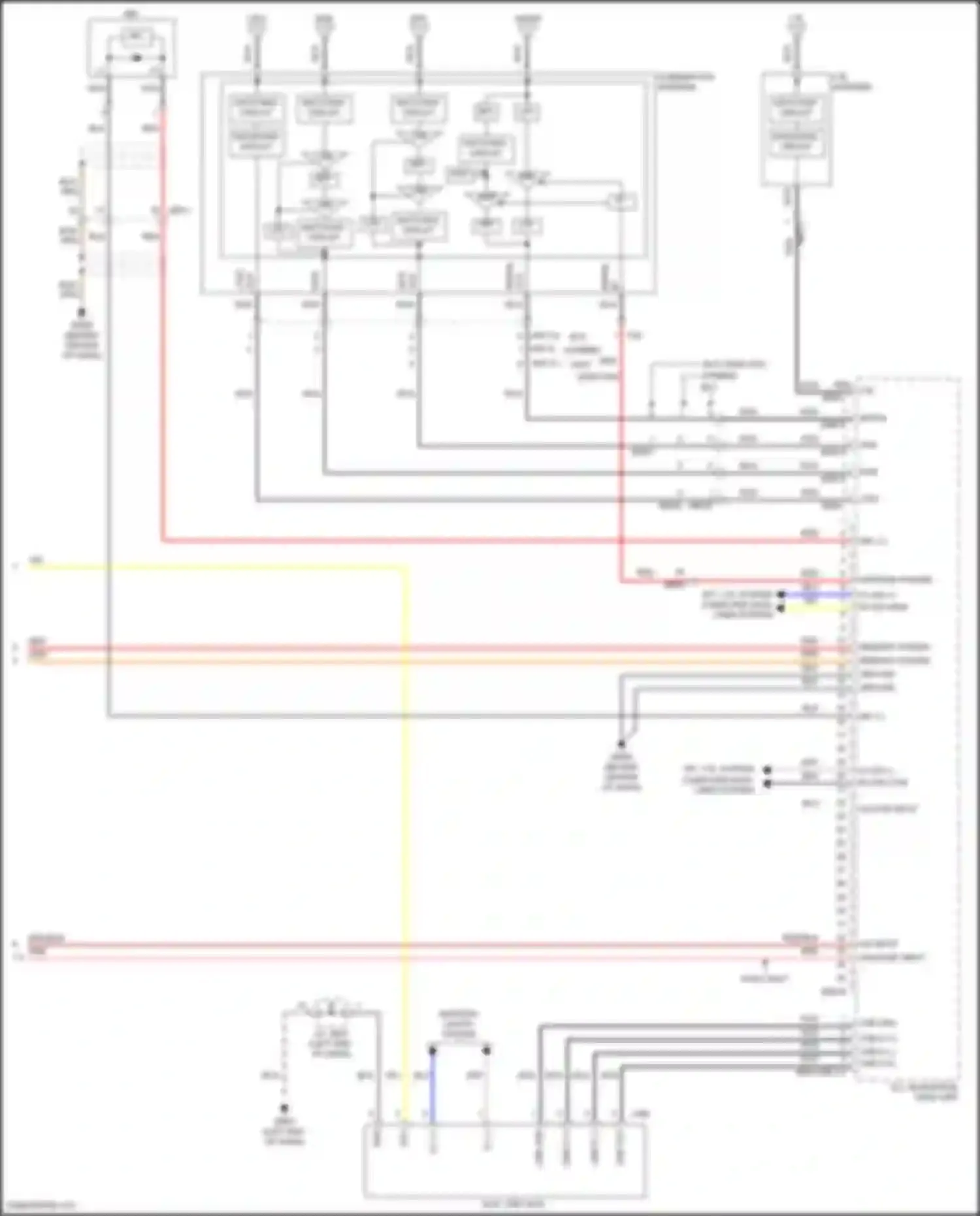 Wiring diagram int. lts. system for Hyundai IONIQ I (2016-2024) (1 of 4)